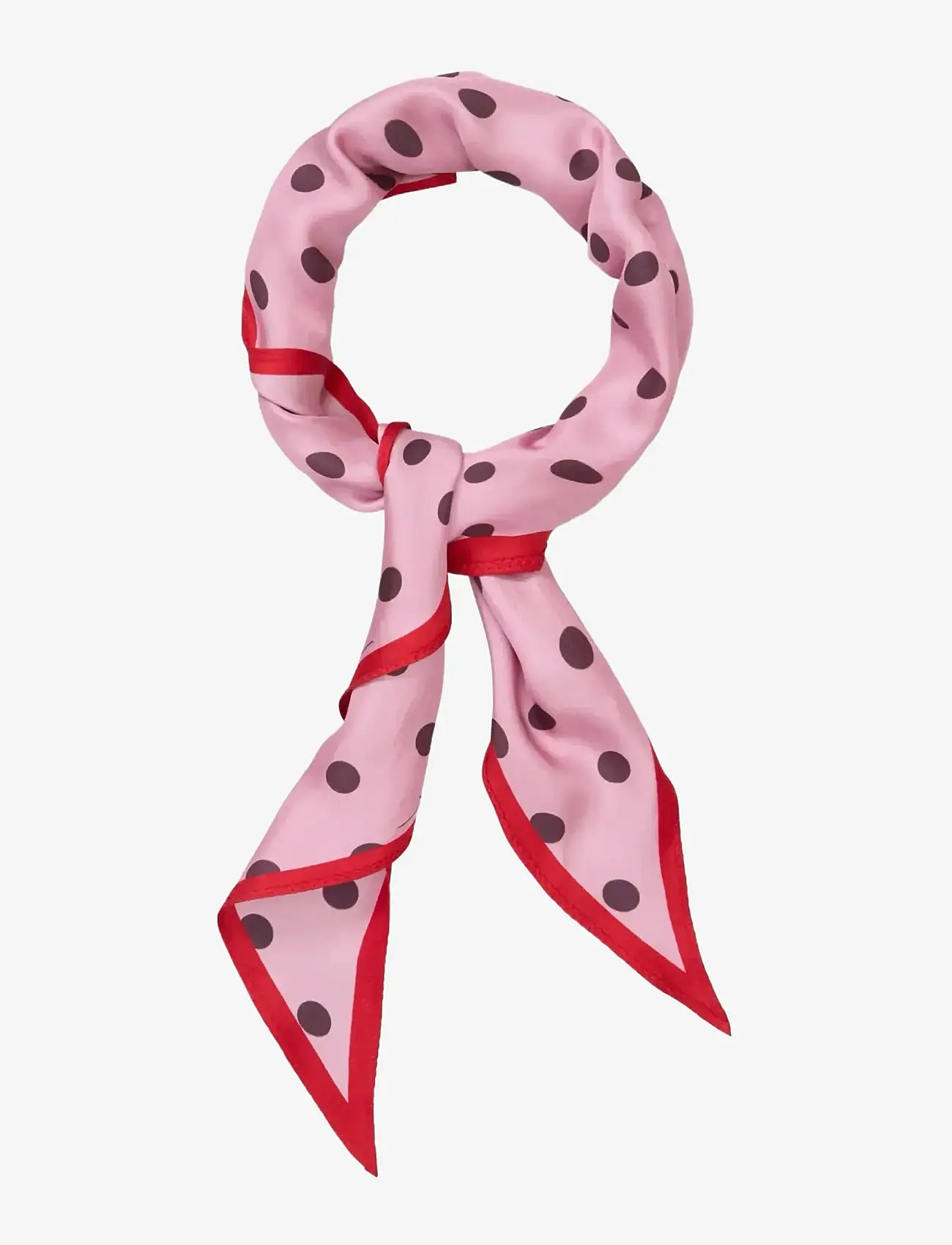 Becksöndergaard - Polka Triangle Sia Scarf - sjalar - pink nectar - 2