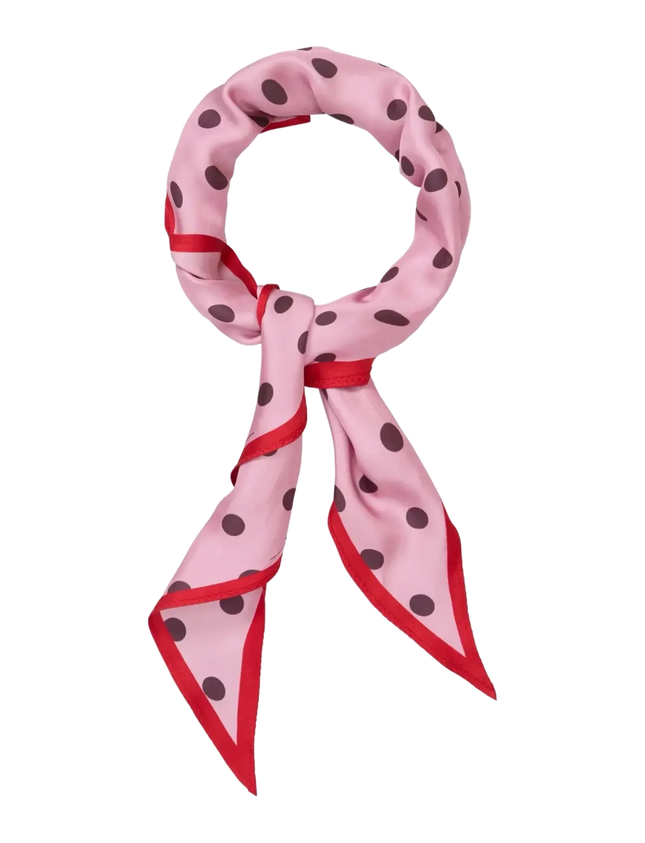 Becksöndergaard - Polka Triangle Sia Scarf - geburtstagsgeschenke - pink nectar - 2