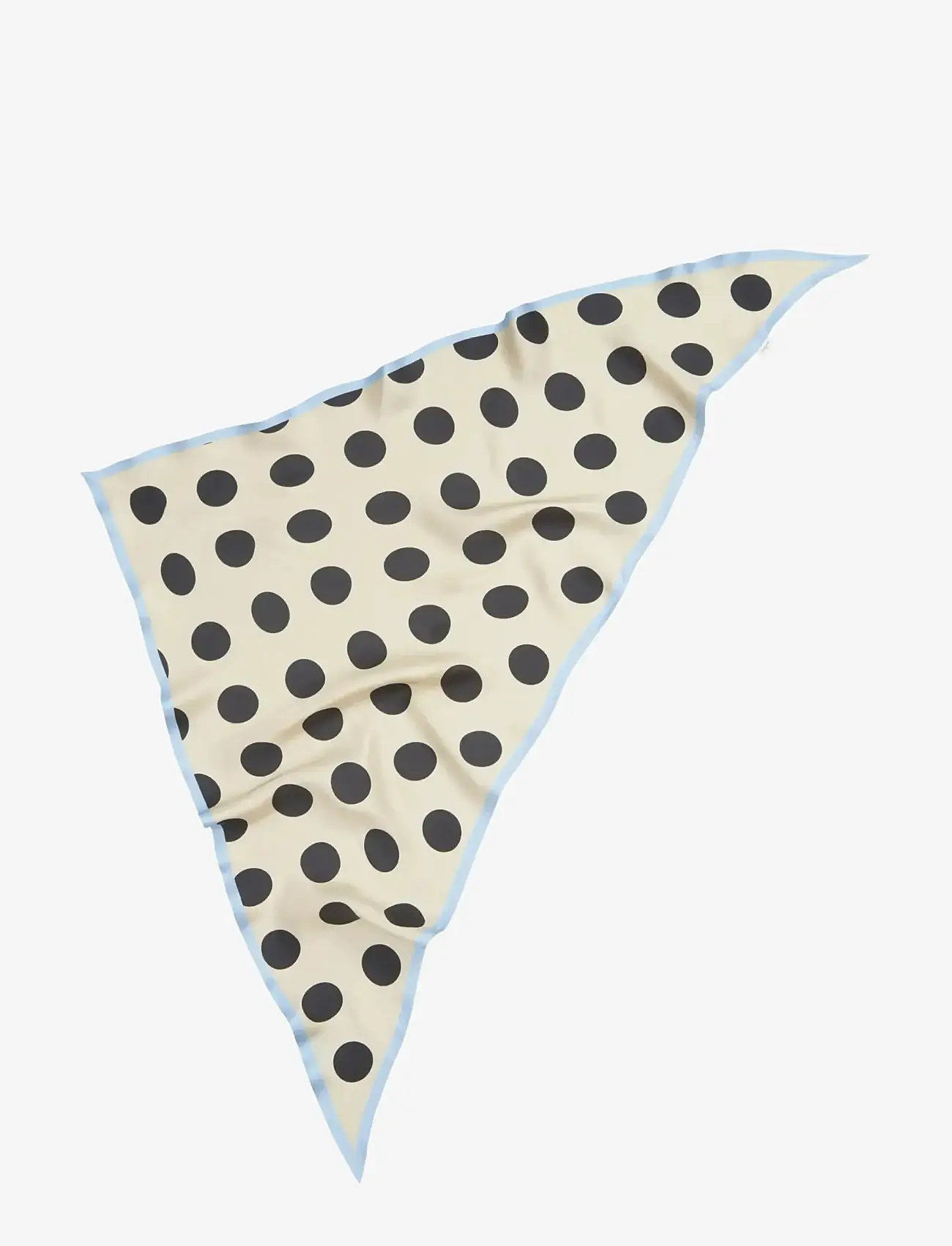 Becksöndergaard - Maxi Polka Triangle Sia Scarf - kevyet huivit - birch white - 1