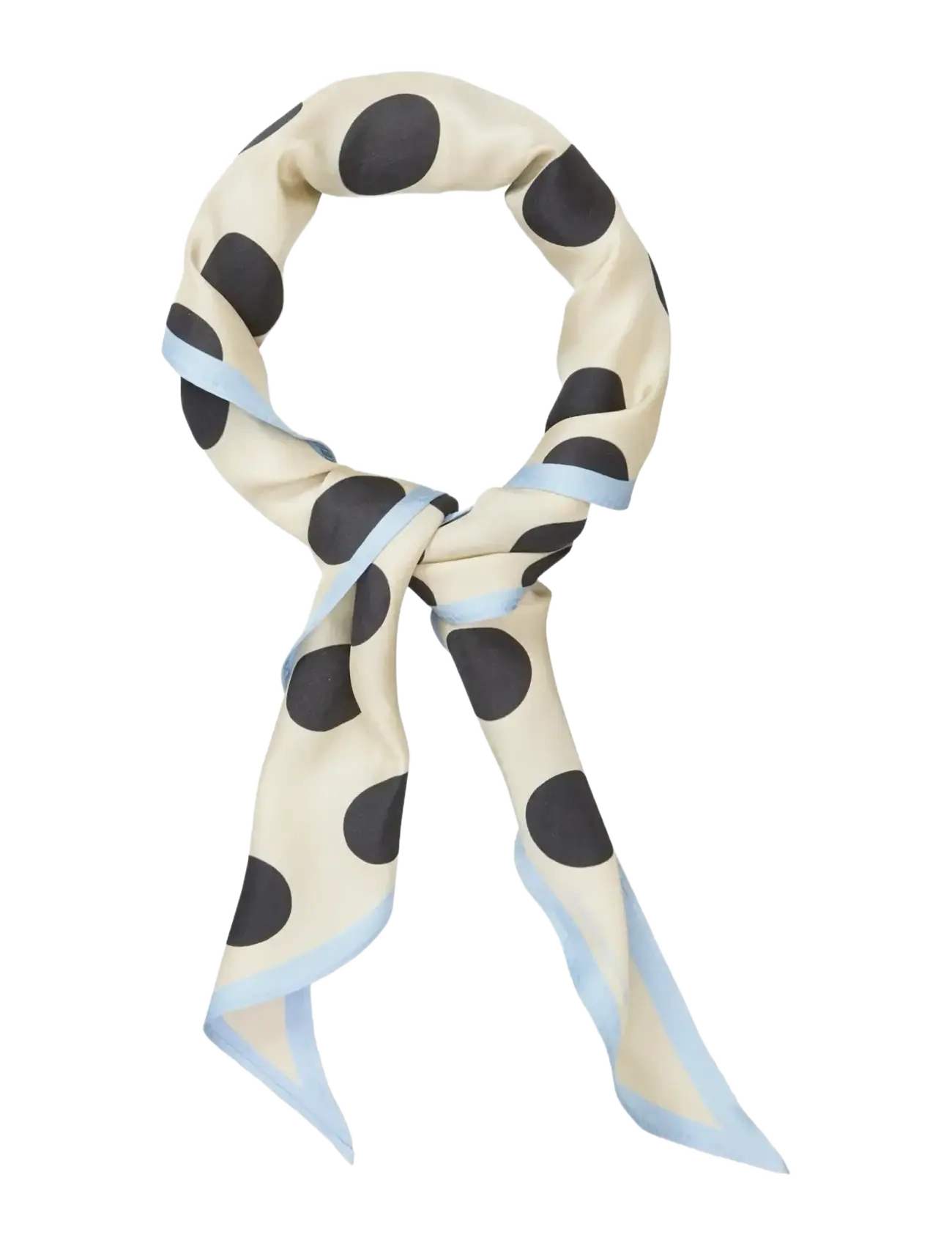 Becksöndergaard - Maxi Polka Triangle Sia Scarf - dunne sjaals - birch white - 2