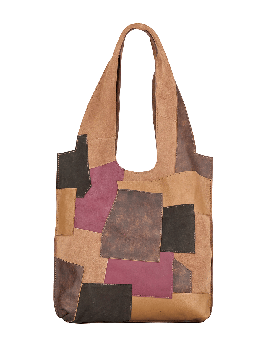 Becksöndergaard - Suede Danita Patch Bag - tote-stiilis kotid - multi col. - 0