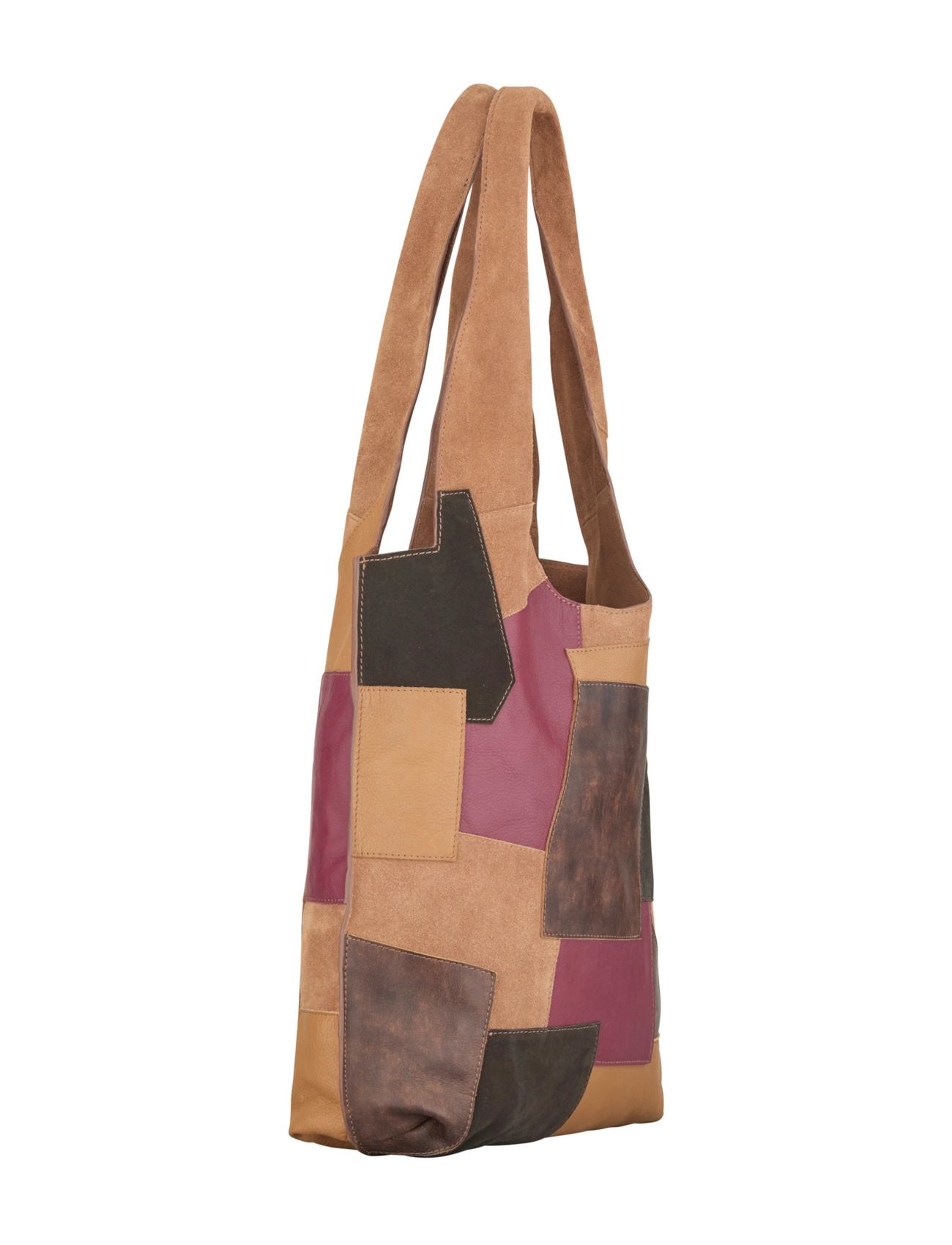 Becksöndergaard - Suede Danita Patch Bag - multi col. - 1