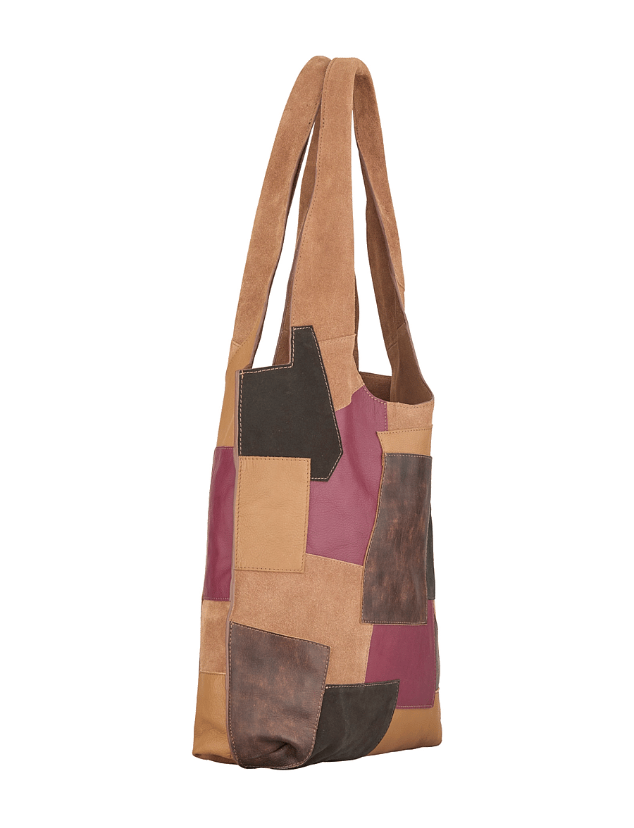 Becksöndergaard - Suede Danita Patch Bag - tote-stiilis kotid - multi col. - 1