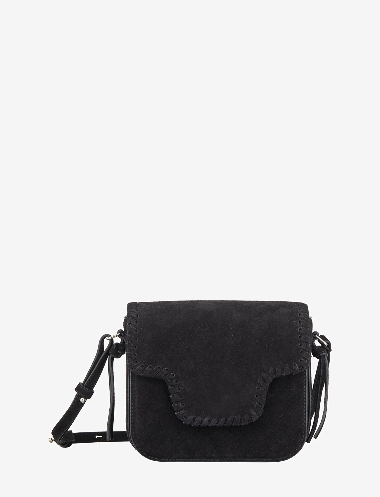 Becksöndergaard - Suede Veg Iris Braid Bag - accessoires - black - 0