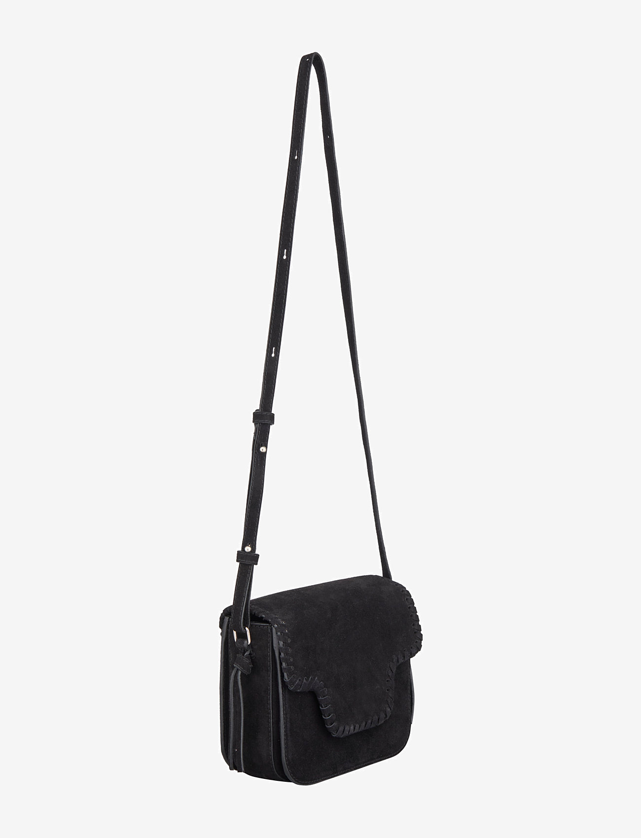 Becksöndergaard - Suede Veg Iris Braid Bag - accessoires - black - 1