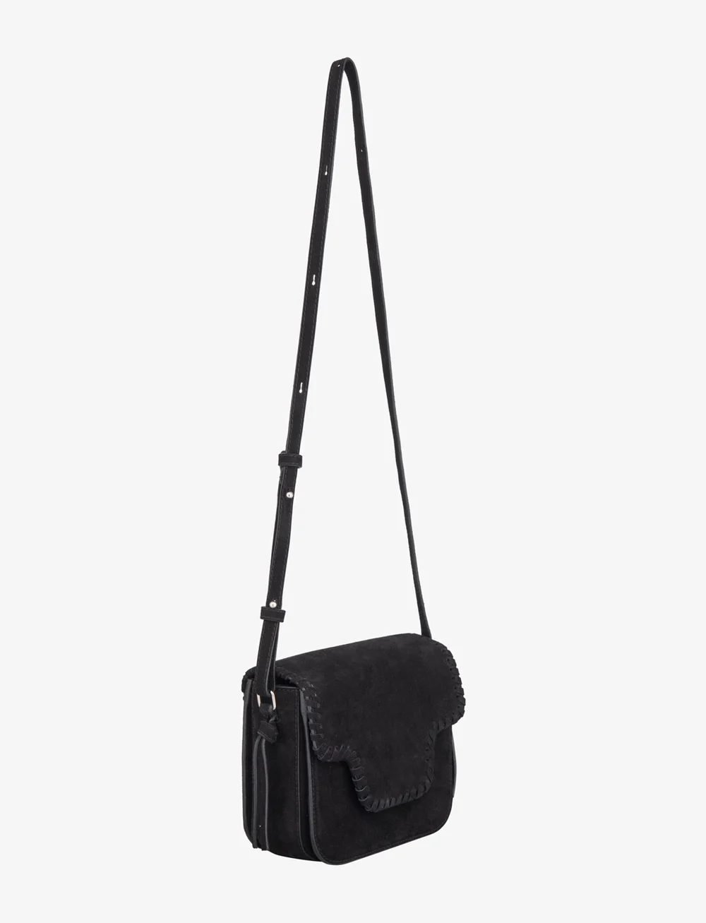Becksöndergaard - Suede Veg Iris Braid Bag - fashion trends - black - 1
