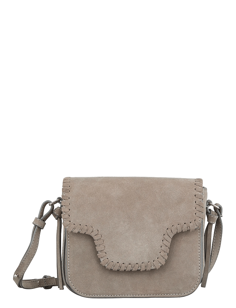 Becksöndergaard - Suede Veg Iris Braid Bag - moetrendid - porpoise gray - 0