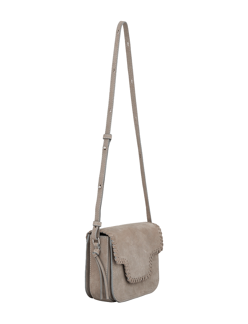 Becksöndergaard - Suede Veg Iris Braid Bag - moetrendid - porpoise gray - 1