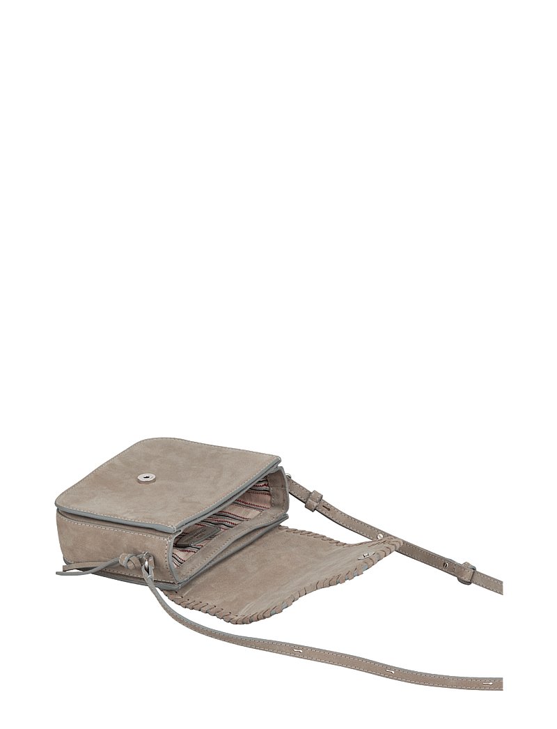 Becksöndergaard - Suede Veg Iris Braid Bag - moetrendid - porpoise gray - 2