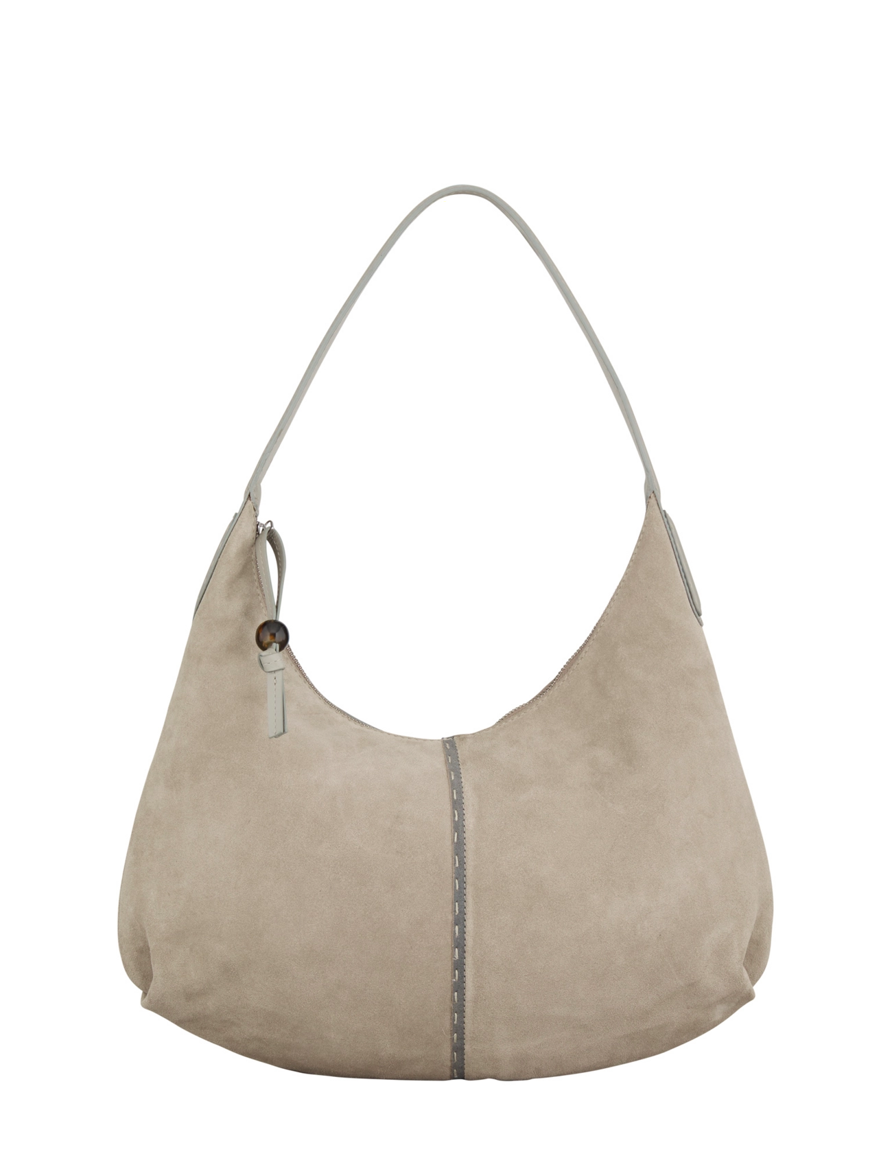 Becksöndergaard Suede Veg Gema Bag, One Size, Grey, Tasker > Små Skuldertasker-Crossbody-Tasker, Dame