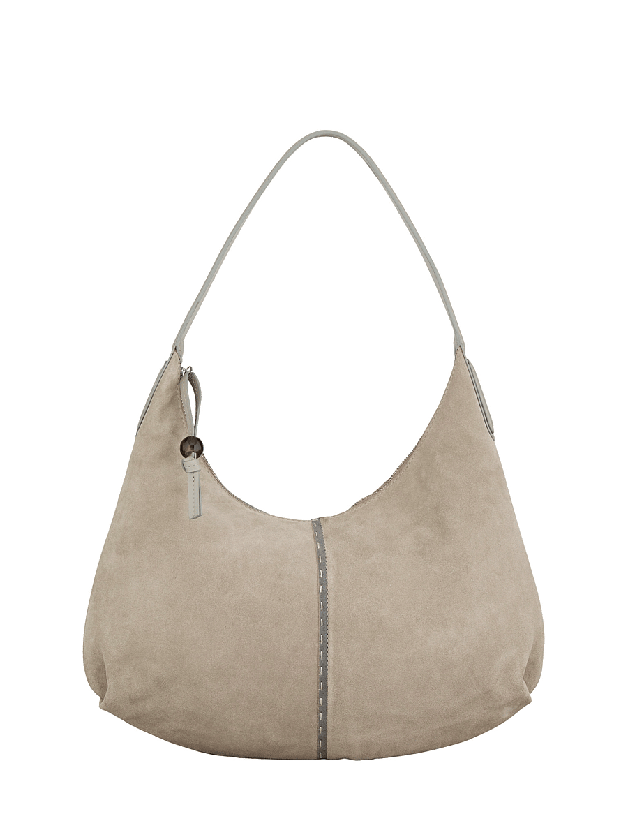 Becksöndergaard - Suede Veg Gema Bag - Īpaši notikumi - porpoise gray - 0