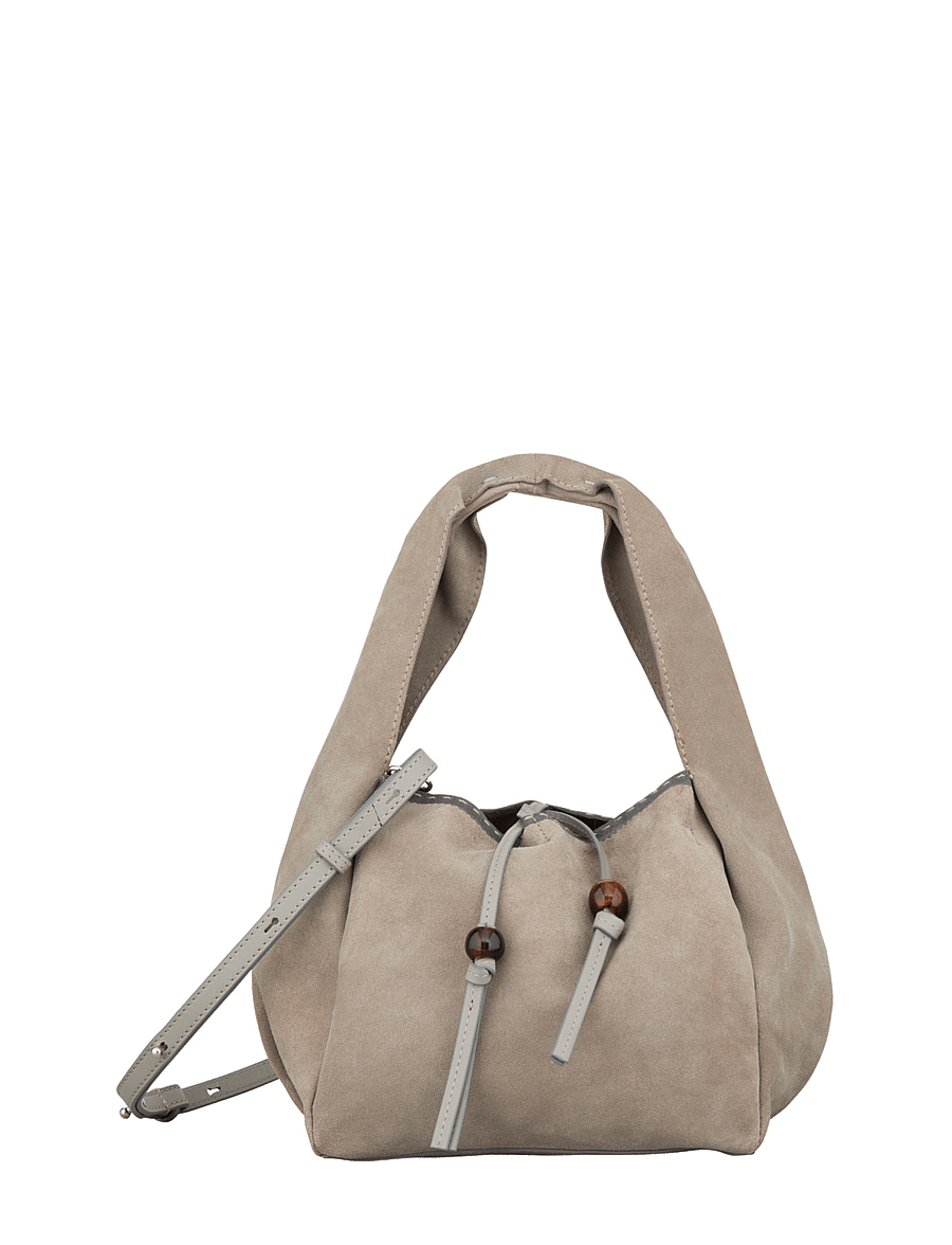 Becksöndergaard - Suede Veg Harper Bag - fashion trends - porpoise gray - 1