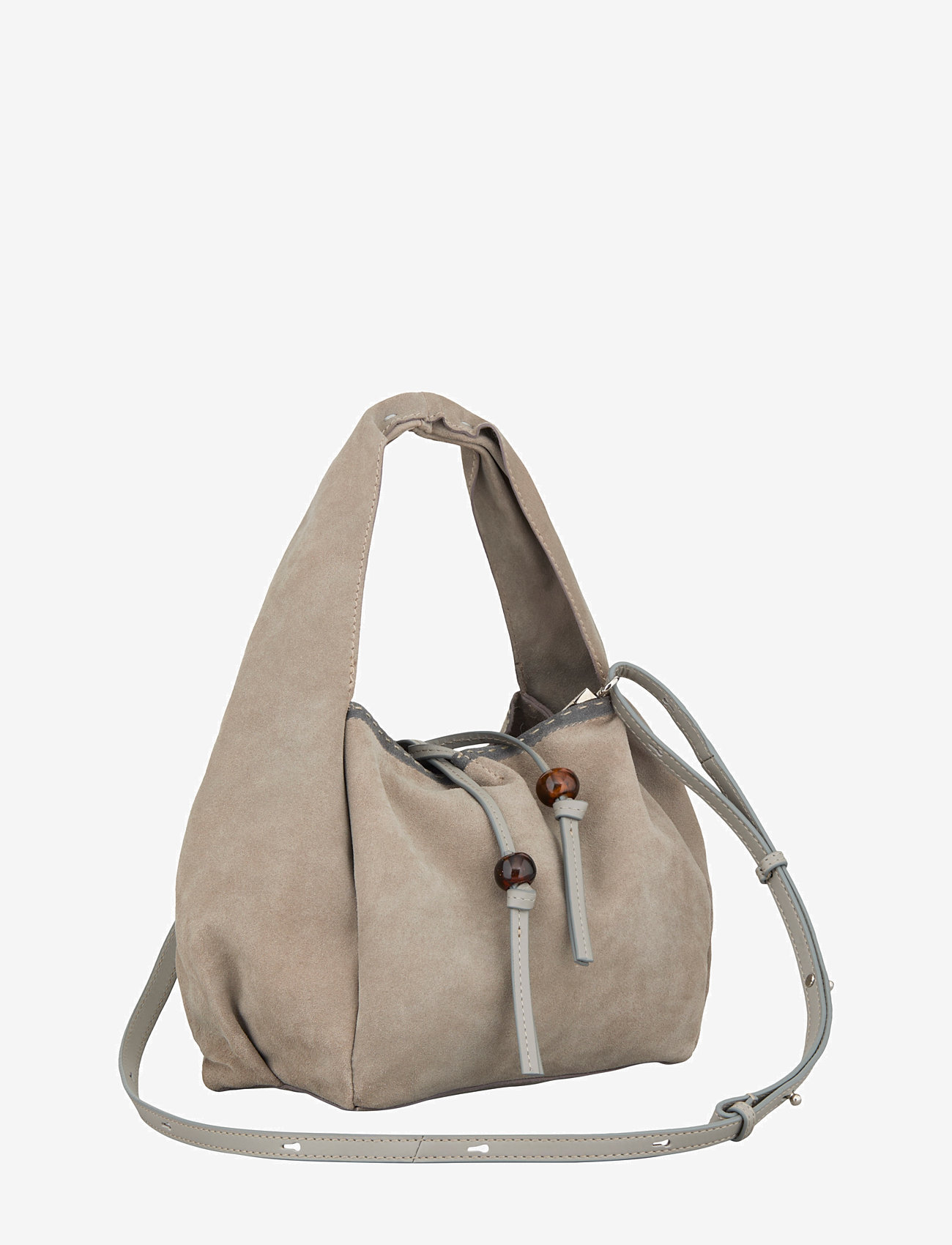 Becksöndergaard - Suede Veg Harper Bag - fødselsdagsgaver - porpoise gray - 2