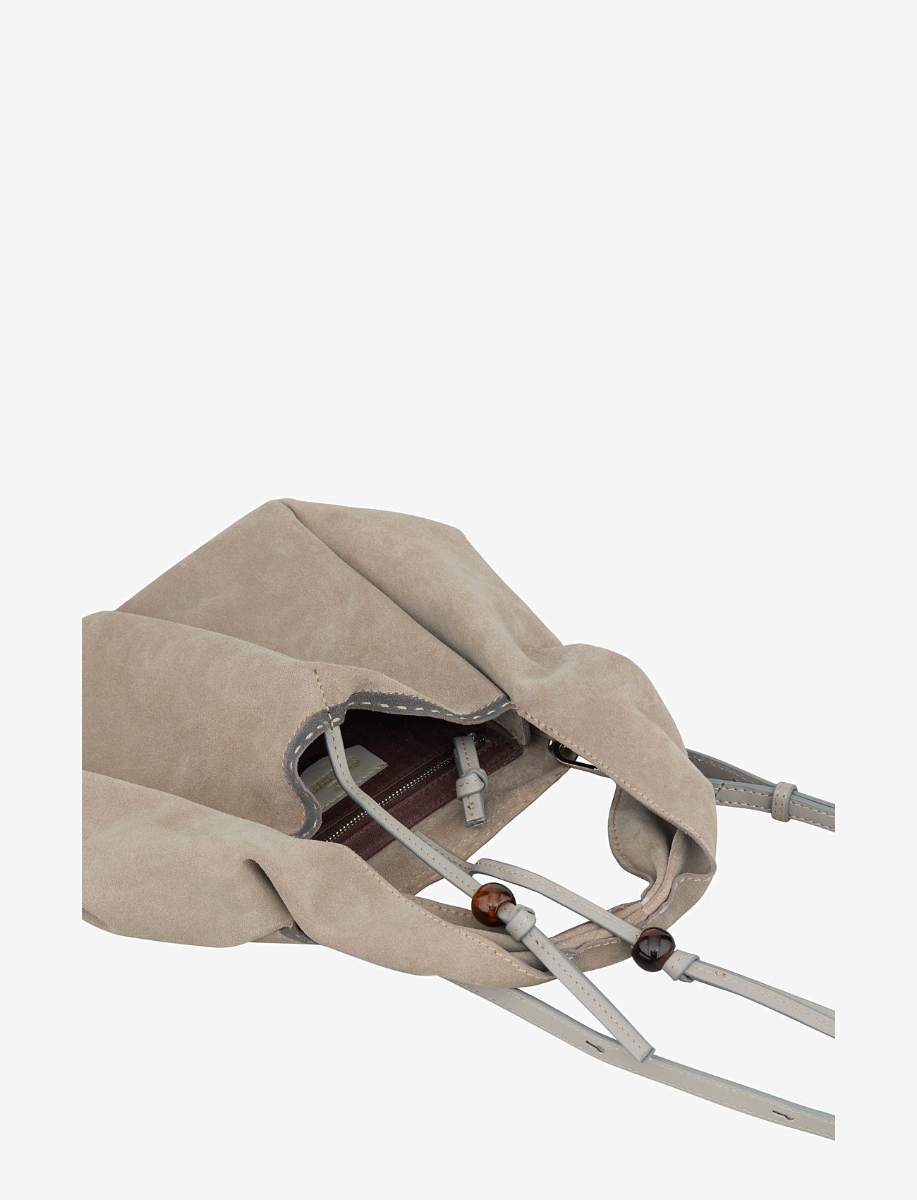 Becksöndergaard - Suede Veg Harper Bag - fødselsdagsgaver - porpoise gray - 3