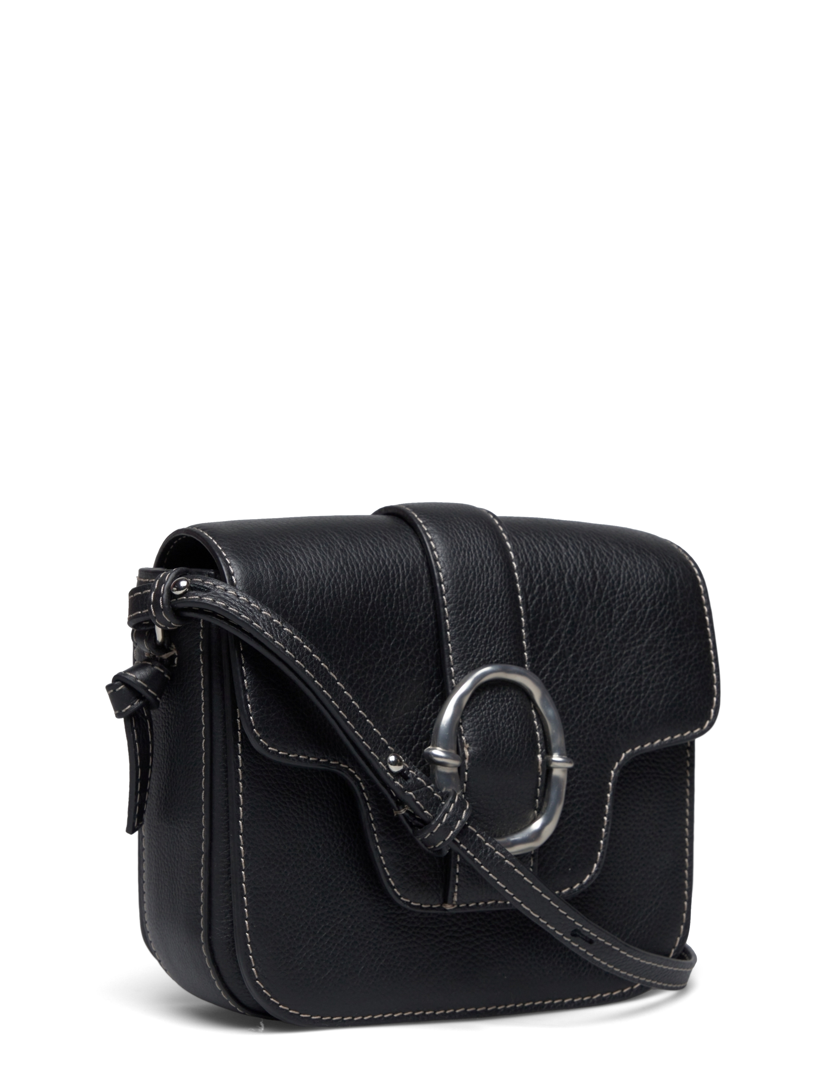 Becksöndergaard - Grain Iris Buckle Bag - accessoarer - black - 2