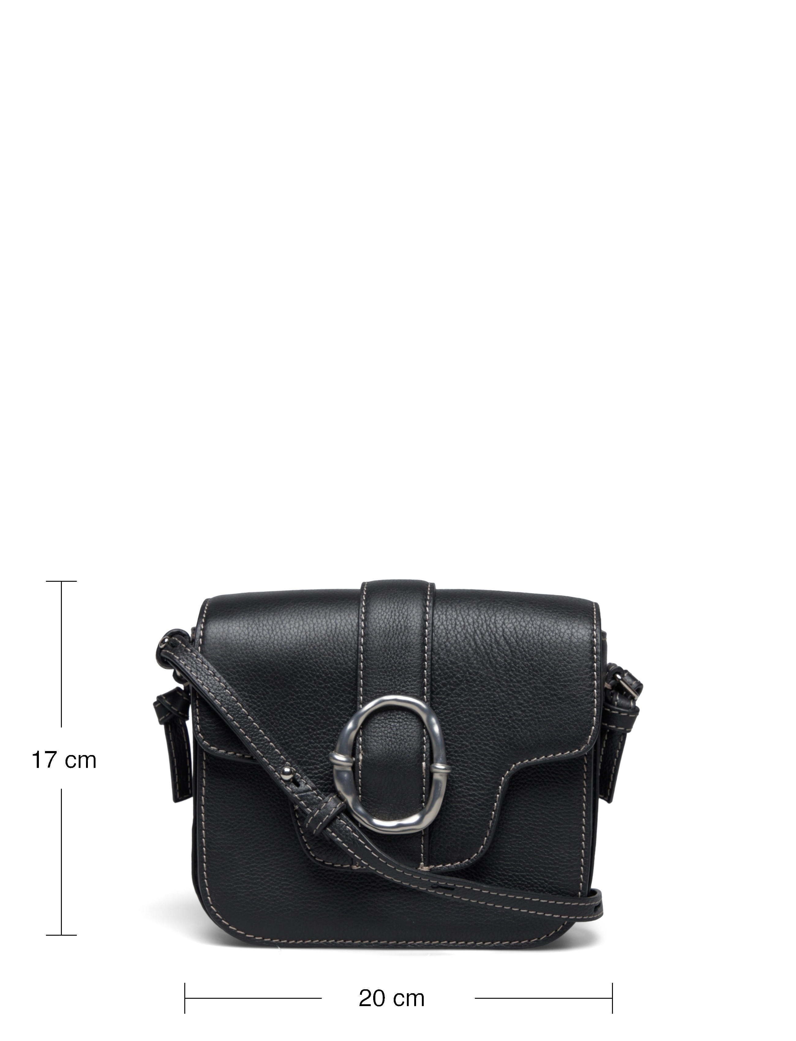 Becksöndergaard - Grain Iris Buckle Bag - accessoarer - black - 4