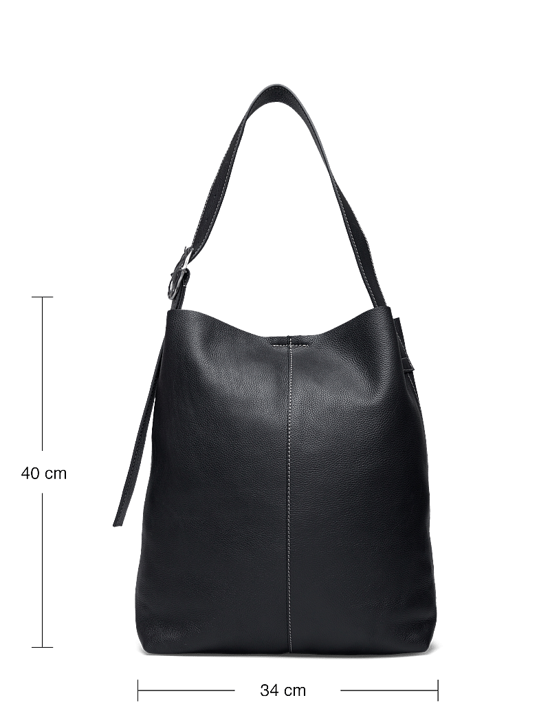 Leder Handtasche Amazon Schwarz Becksöndergaard Grain Mae Buckle