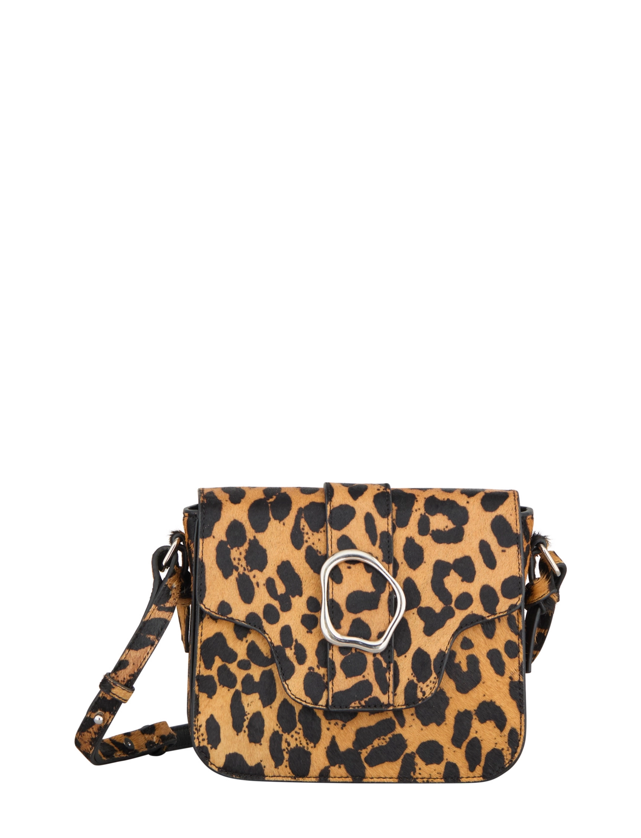 BECKSÖNDERGAARD Leopa Leder Iris Buckle Tasche Braun - One Size - Damen
