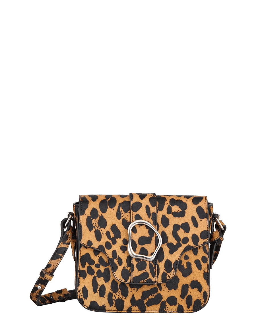 Becksöndergaard - Leopa Leather Iris Buckle Bag - modetrends - black - 0