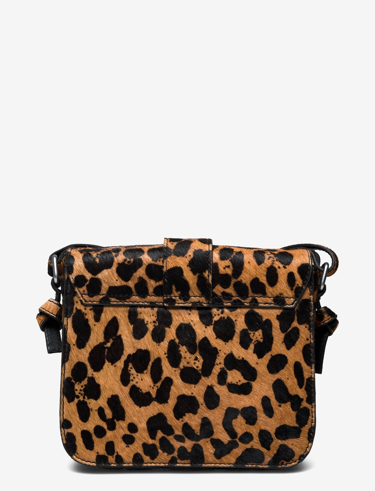 Becksöndergaard - Leopa Leather Iris Buckle Bag - aksessuaarid - black - 1