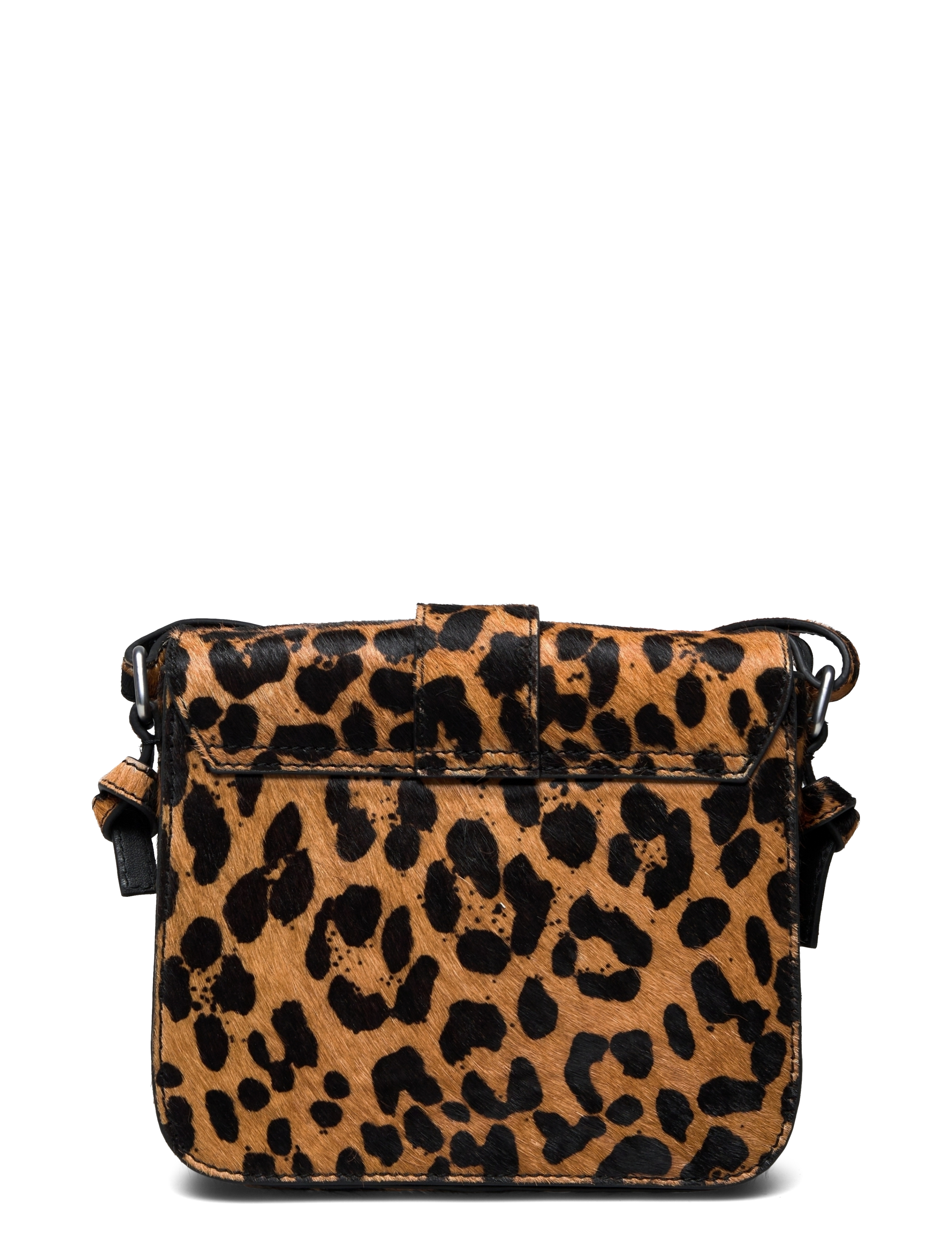 Becksöndergaard - Leopa Leather Iris Buckle Bag - mados tendencijos - black - 1