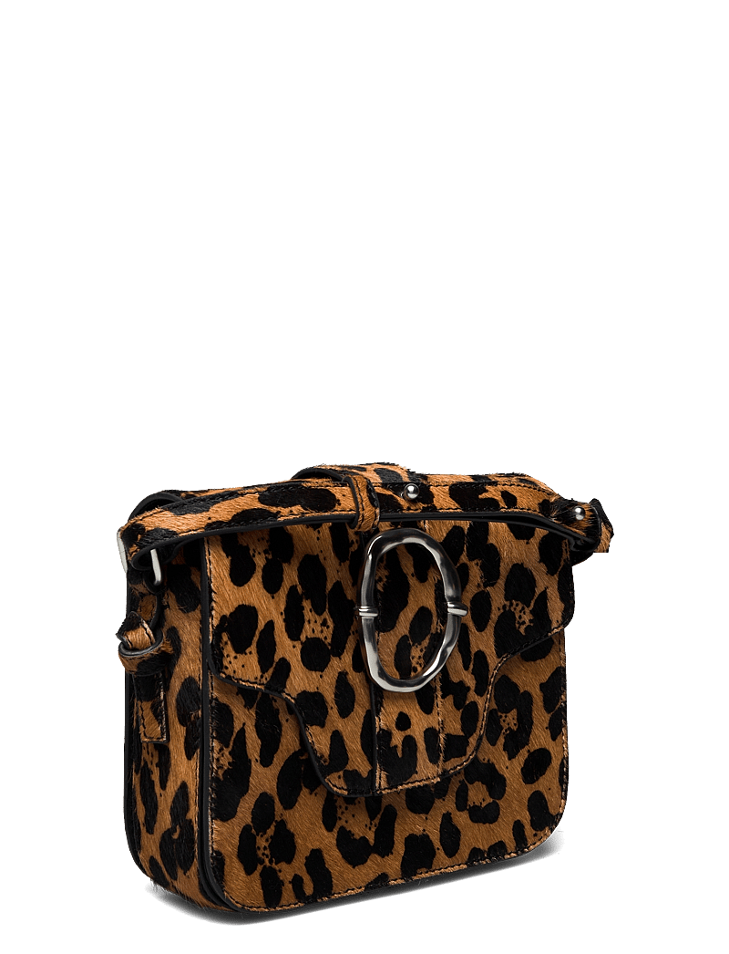 Becksöndergaard - Leopa Leather Iris Buckle Bag - modetrender - black - 2