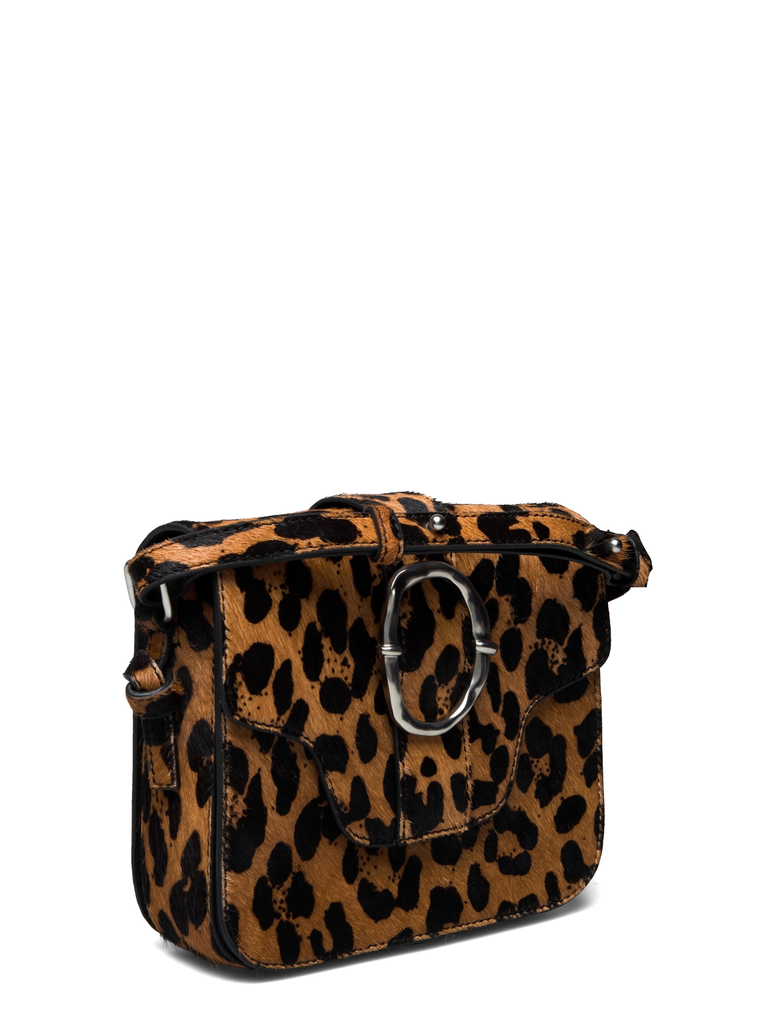 Becksöndergaard - Leopa Leather Iris Buckle Bag - mados tendencijos - black - 2