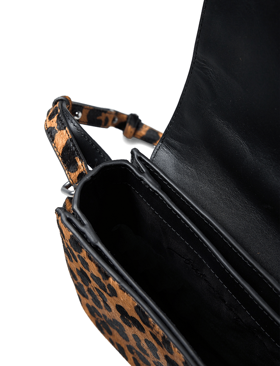 Becksöndergaard - Leopa Leather Iris Buckle Bag - modetrends - black - 3