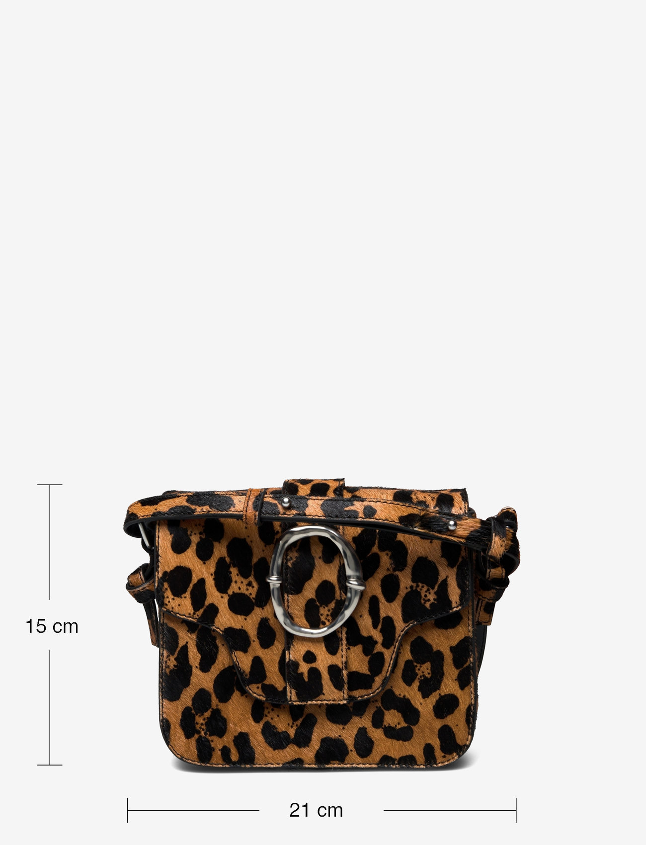 Becksöndergaard - Leopa Leather Iris Buckle Bag - aksessuaarid - black - 4