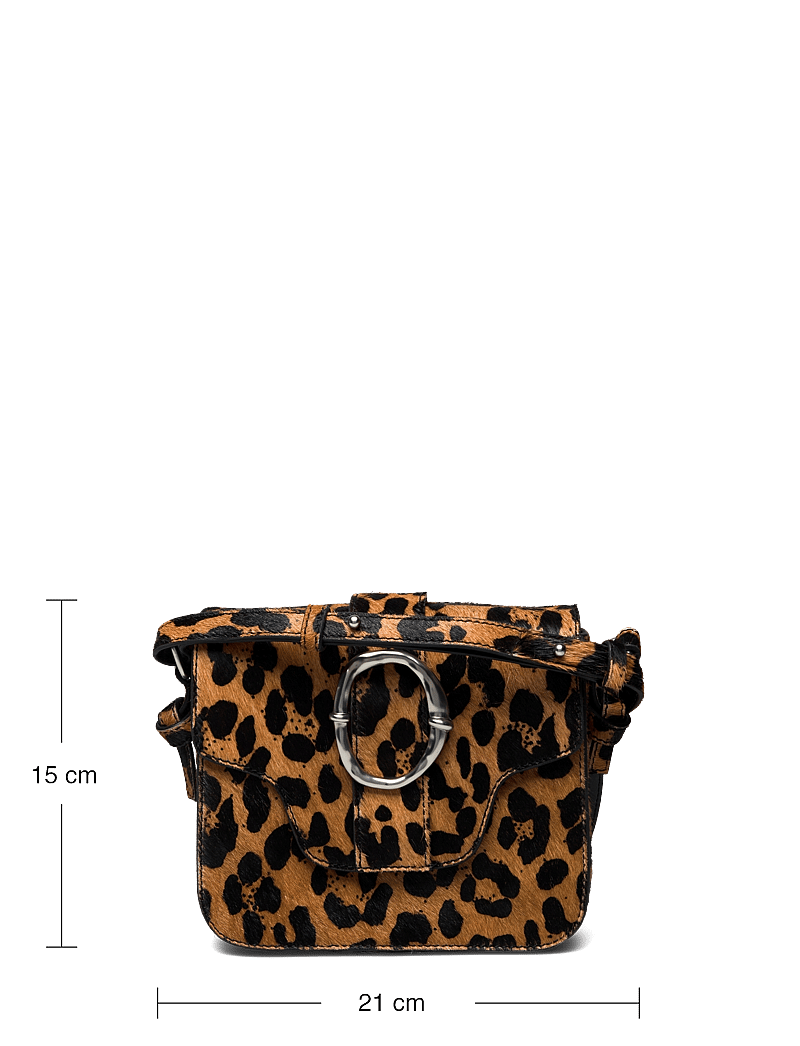 Becksöndergaard - Leopa Leather Iris Buckle Bag - modetrender - black - 4