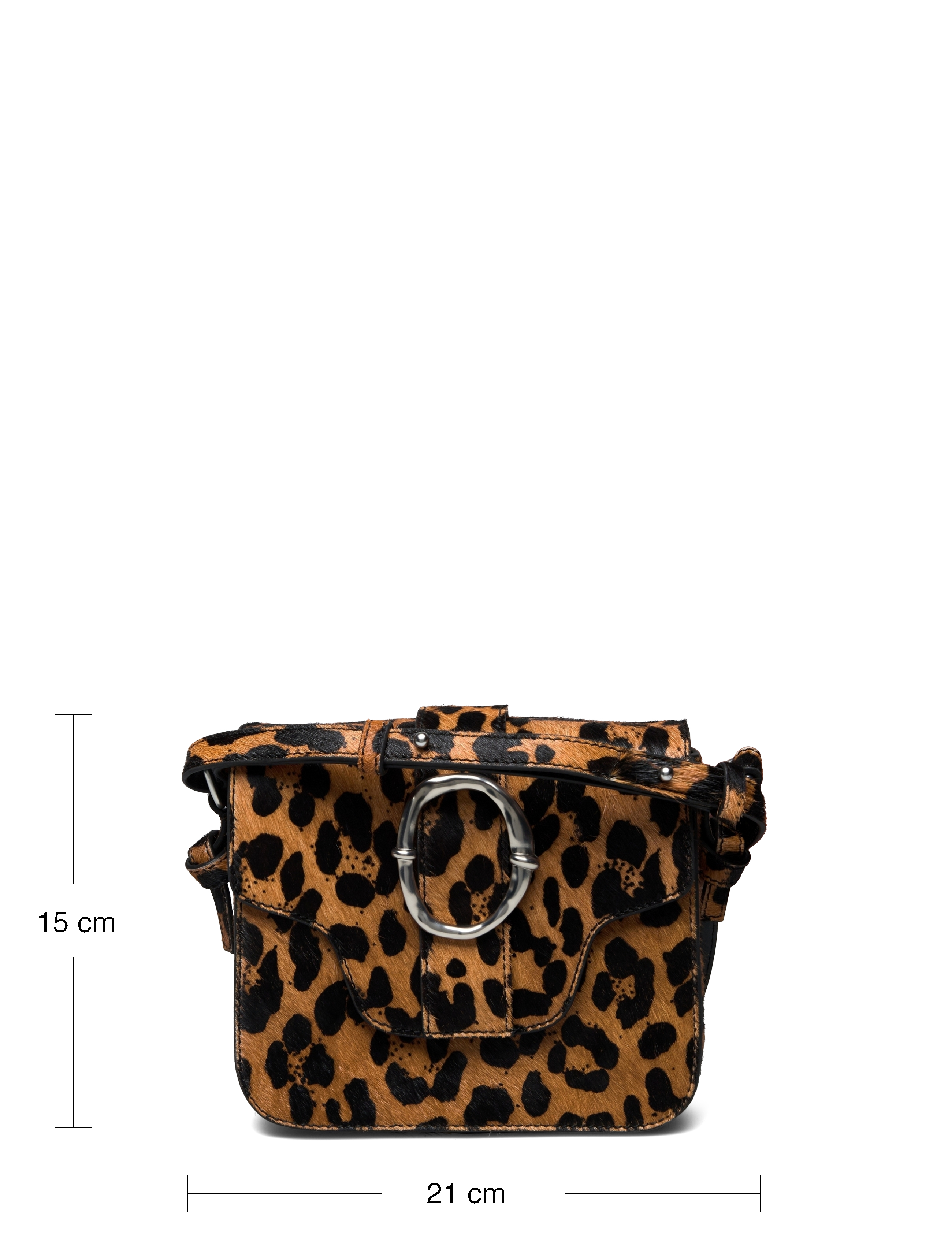 Becksöndergaard - Leopa Leather Iris Buckle Bag - mados tendencijos - black - 4