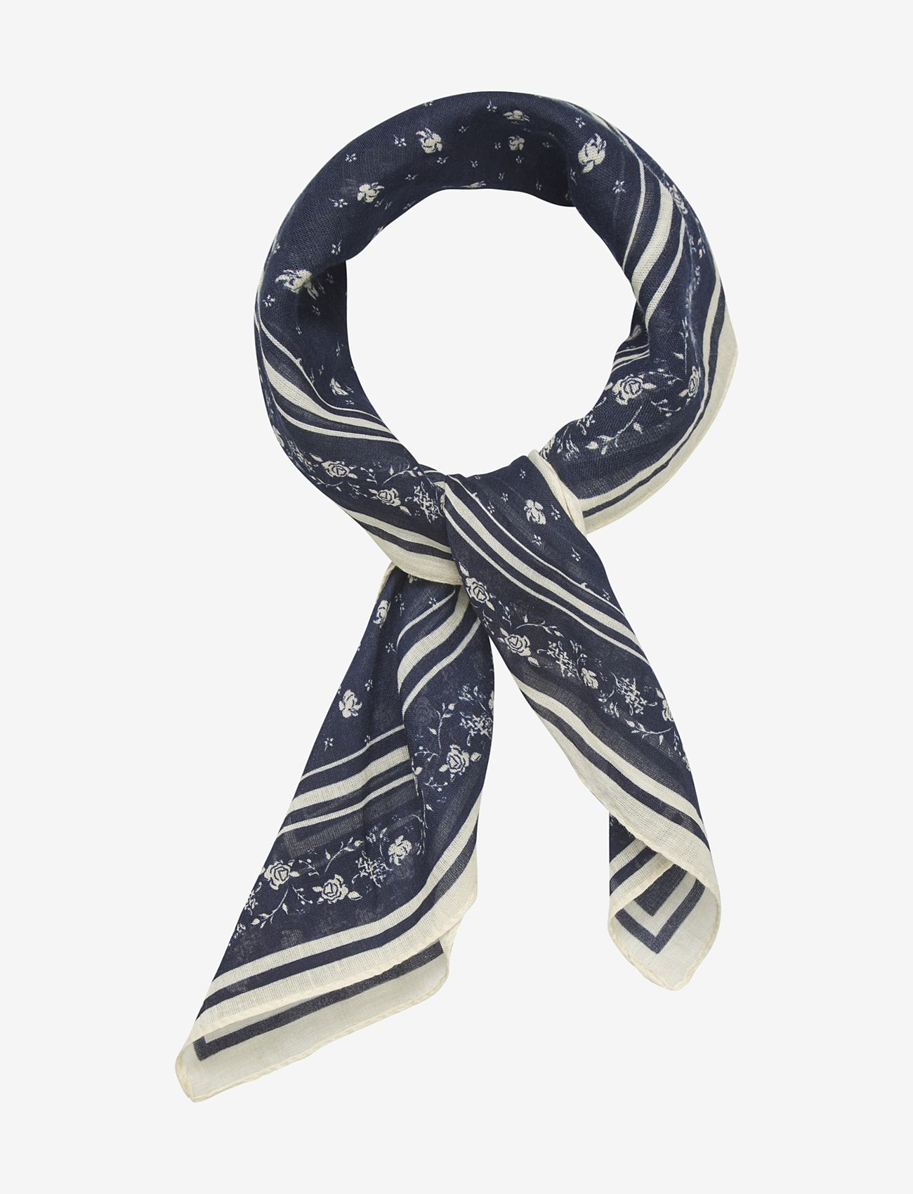 Becksöndergaard - Fleur Cotta Scarf - navy blazer - 1