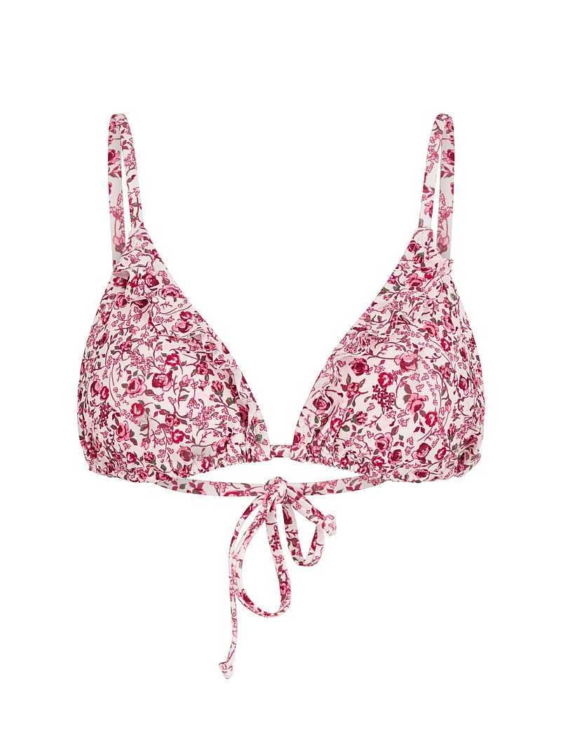 Becksöndergaard - Fleuriella Bella Frill Bikini Top - bikini overdele - multi col. - 1