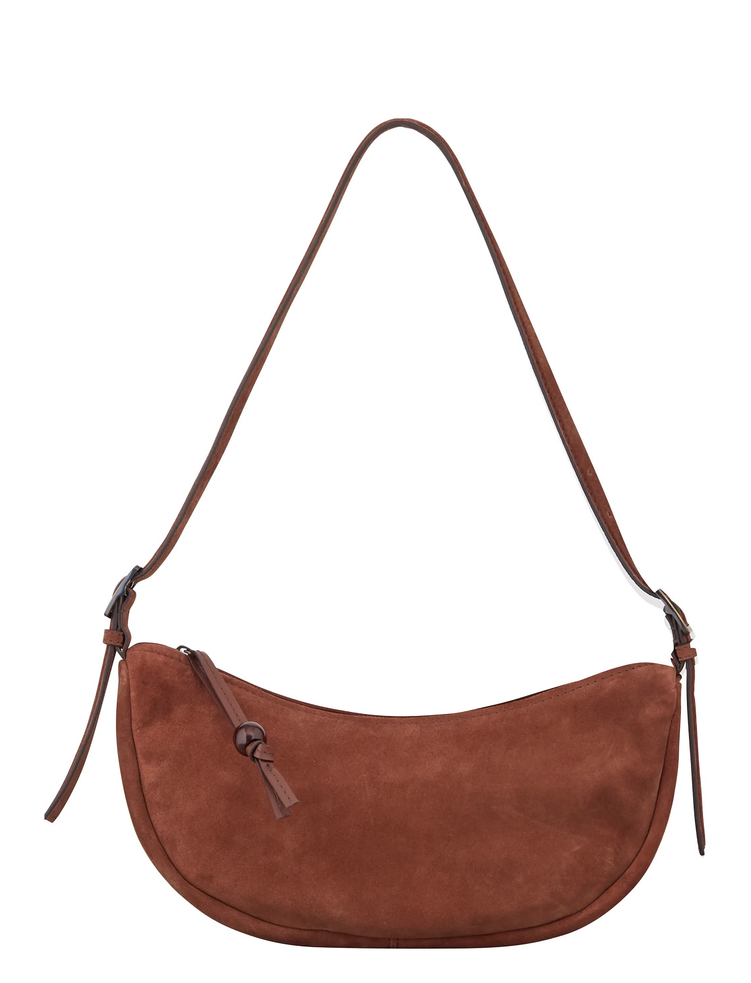 Becksöndergaard Suede Veg Tacey Bag, One Size, Bags, Braun - Small Shoulder Bags-crossbody Frauen