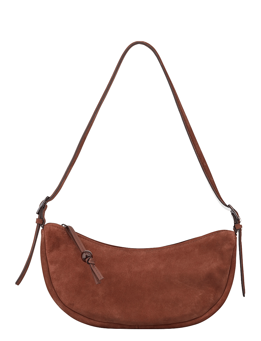Becksöndergaard - Suede Veg Tacey Bag - modetrends - brown tortoise shell - 0