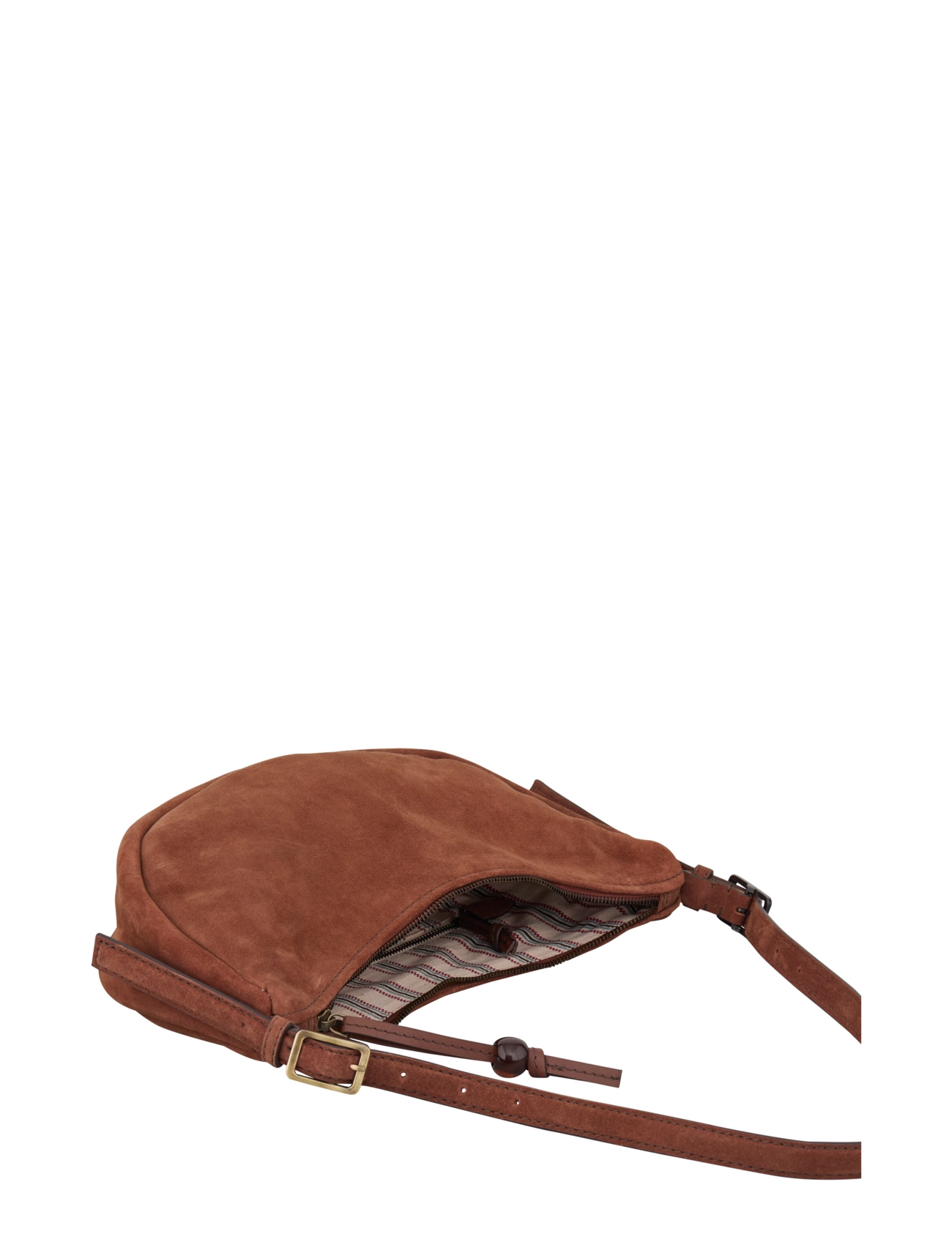 Becksöndergaard - Suede Veg Tacey Bag - modetrends - brown tortoise shell - 2