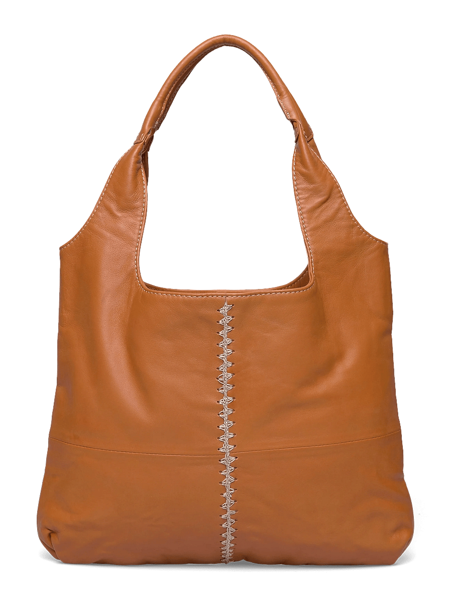 Becksöndergaard - Lamb Clea Crochet Bag - shoppers - brown sugar - 0
