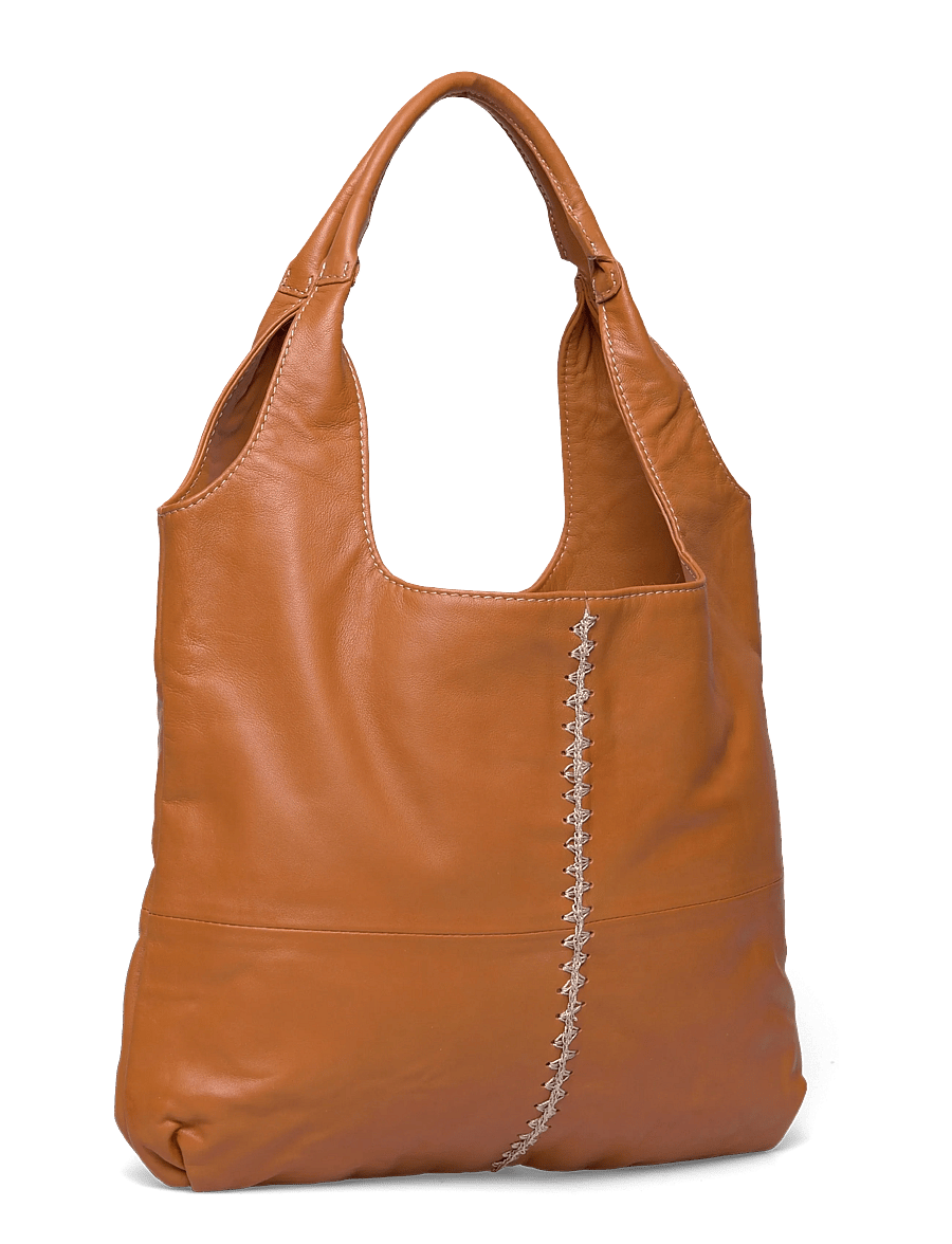 Becksöndergaard - Lamb Clea Crochet Bag - shoppers - brown sugar - 2