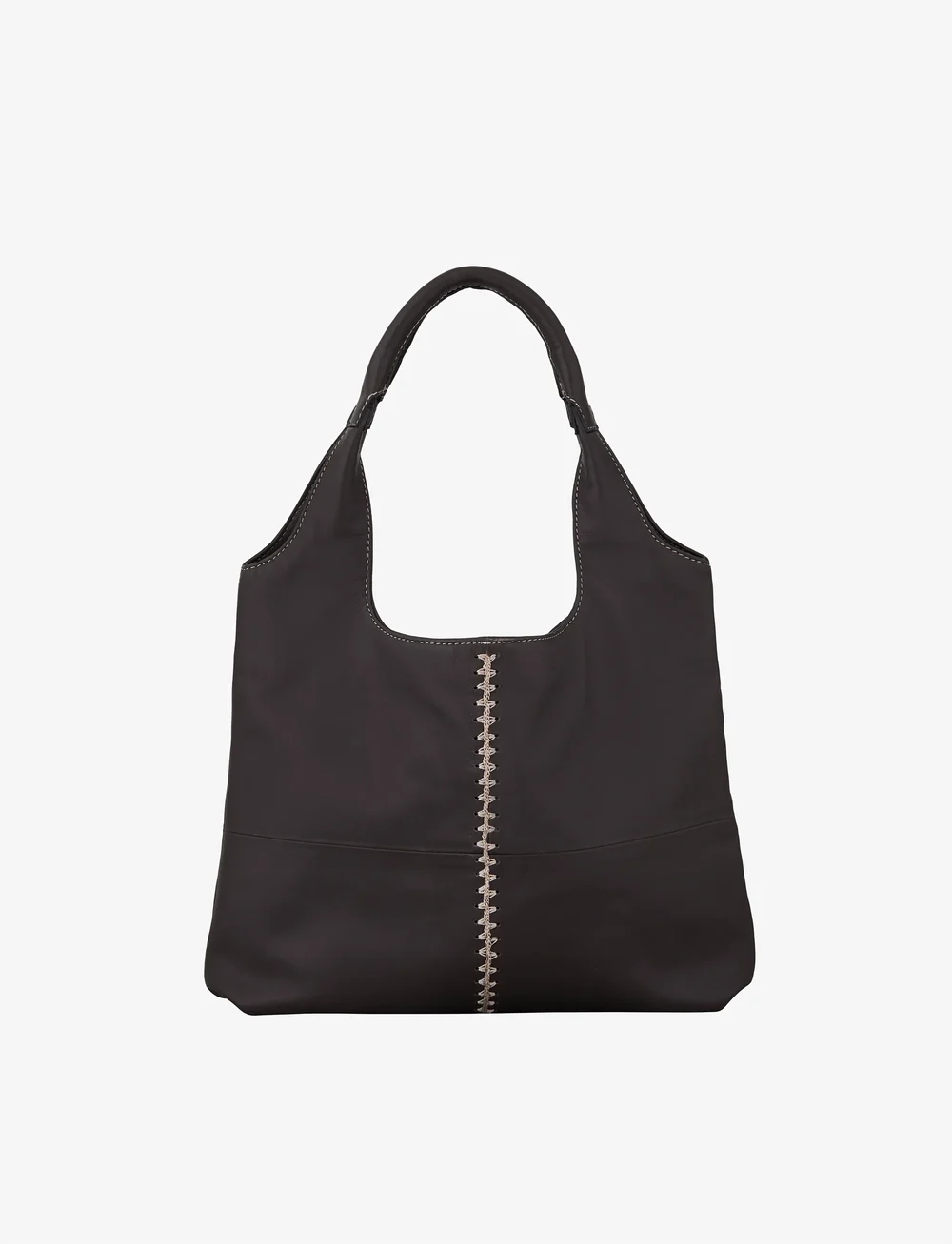 Becksöndergaard - Lamb Clea Crochet Bag - shoppingväskor - chocolate torte - 0