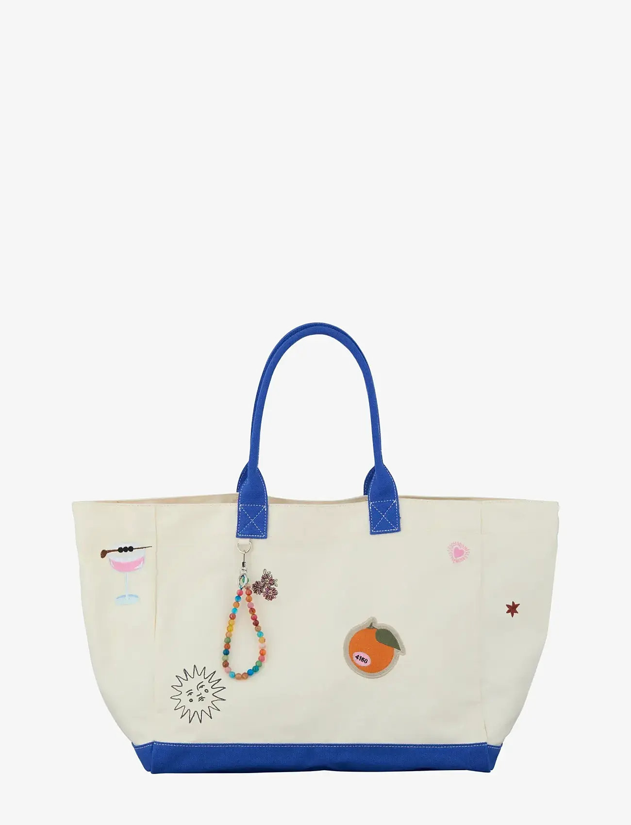 Becksöndergaard - Patch Canvas Camila Bag - tote bags - amparo blue - 0