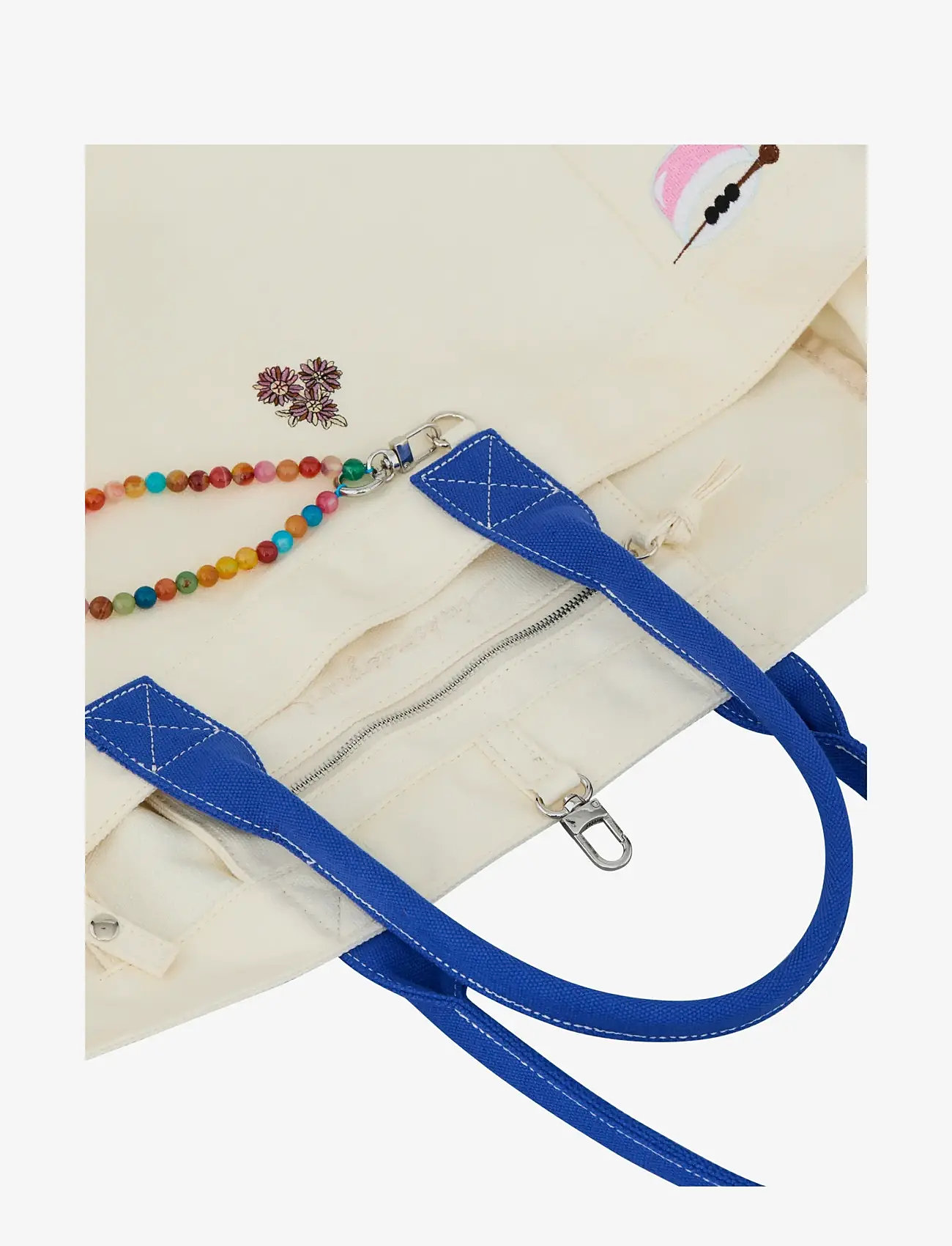 Becksöndergaard - Patch Canvas Camila Bag - tote bags - amparo blue - 1