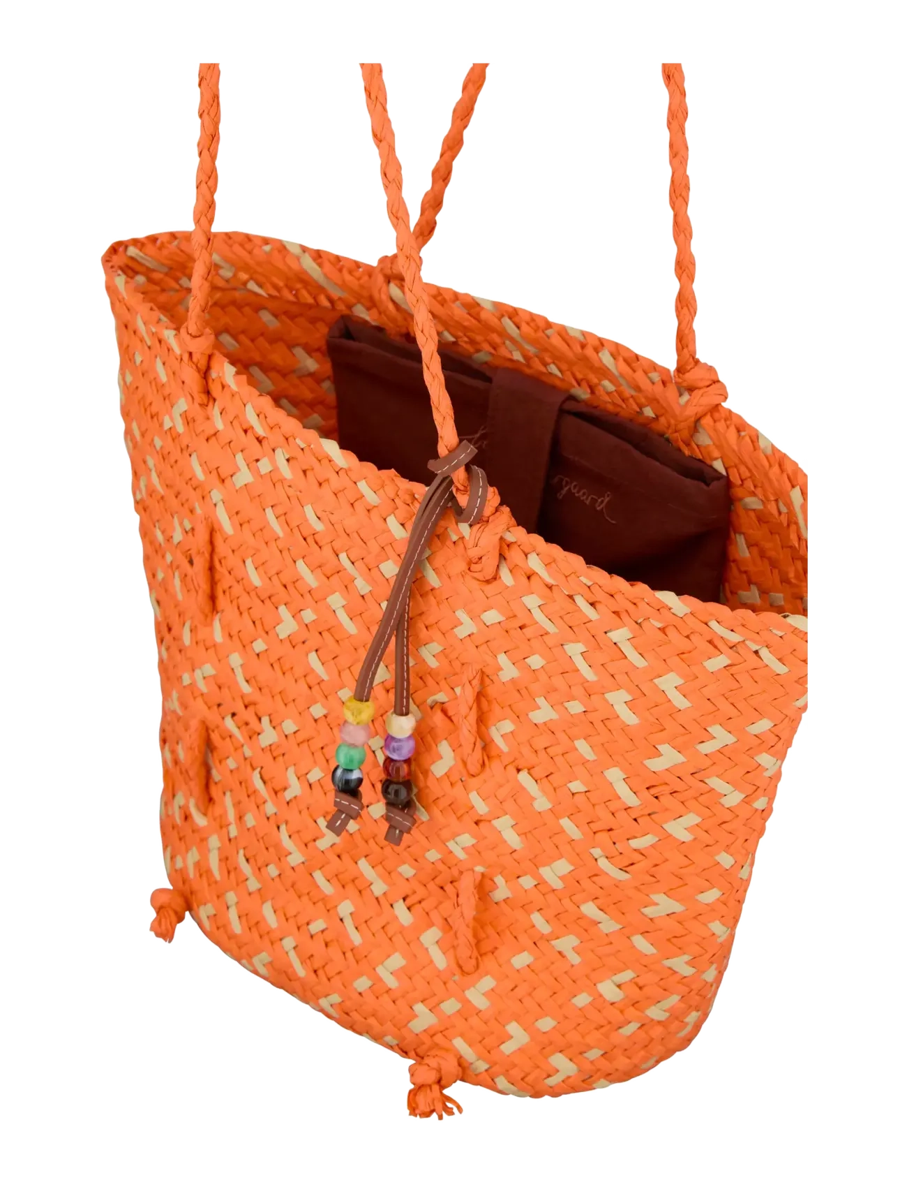 Becksöndergaard - Strawie Adina M Bag - tote bags - burnt orange - 1