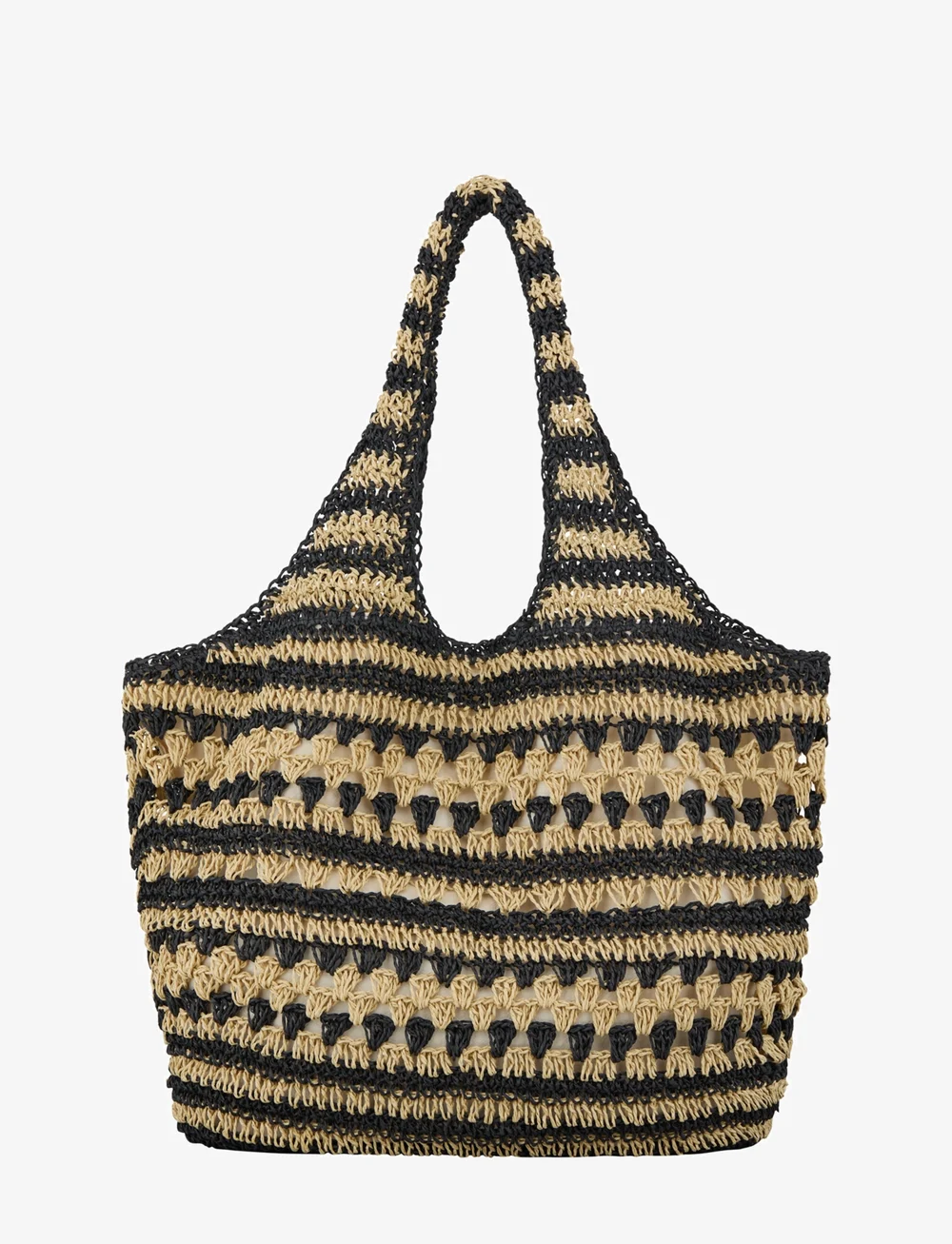 Becksöndergaard - Wafted Carolina Bag - tote bags - black/nature - 1