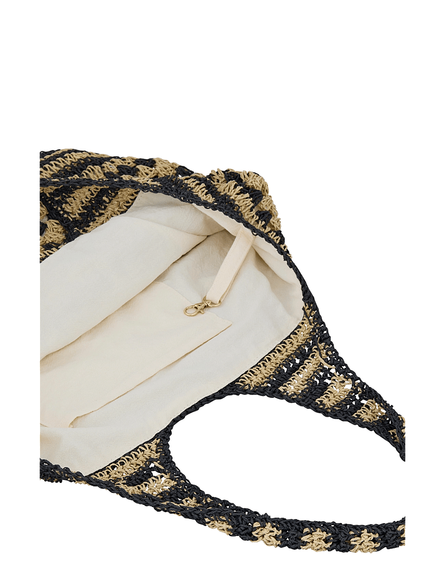 Becksöndergaard - Wafted Carolina Bag - tote bags - black/nature - 2