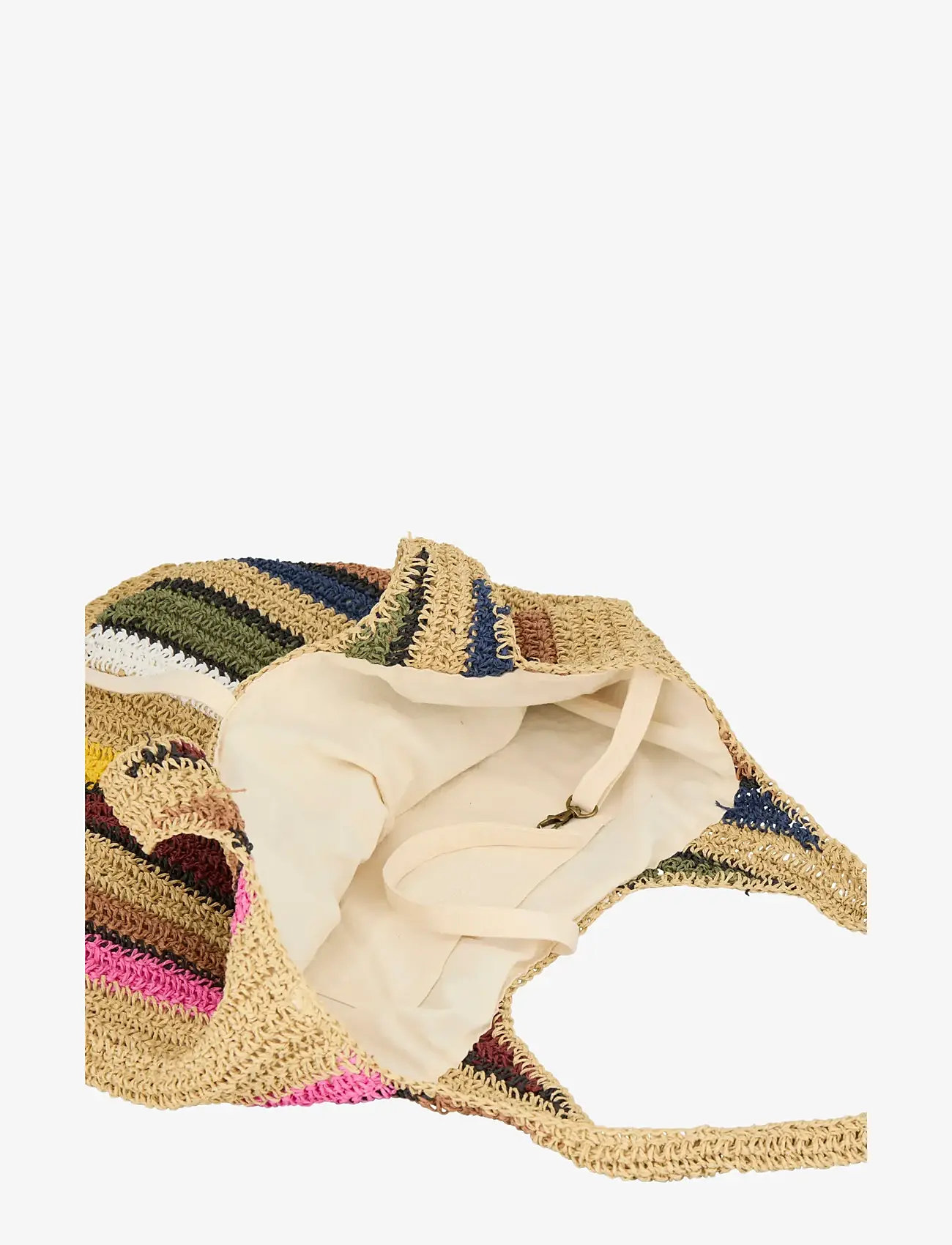 Becksöndergaard - Striped Wafted Carolina Bag - totes - multi col. - 1