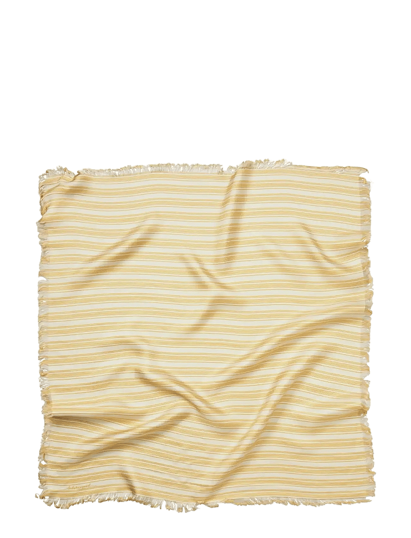 Becksöndergaard - Strifilia Yellow Sia Scarf - tynde tørklæder - ochre yellow - 0