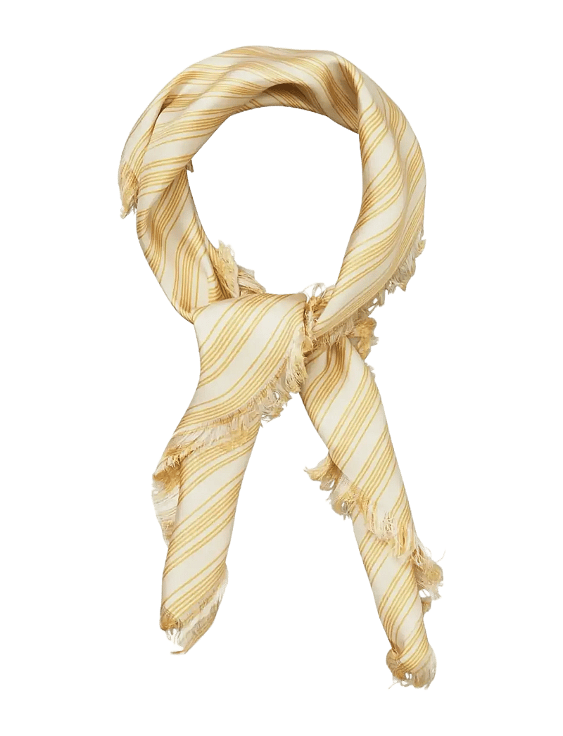 Becksöndergaard - Strifilia Yellow Sia Scarf - tynde tørklæder - ochre yellow - 1