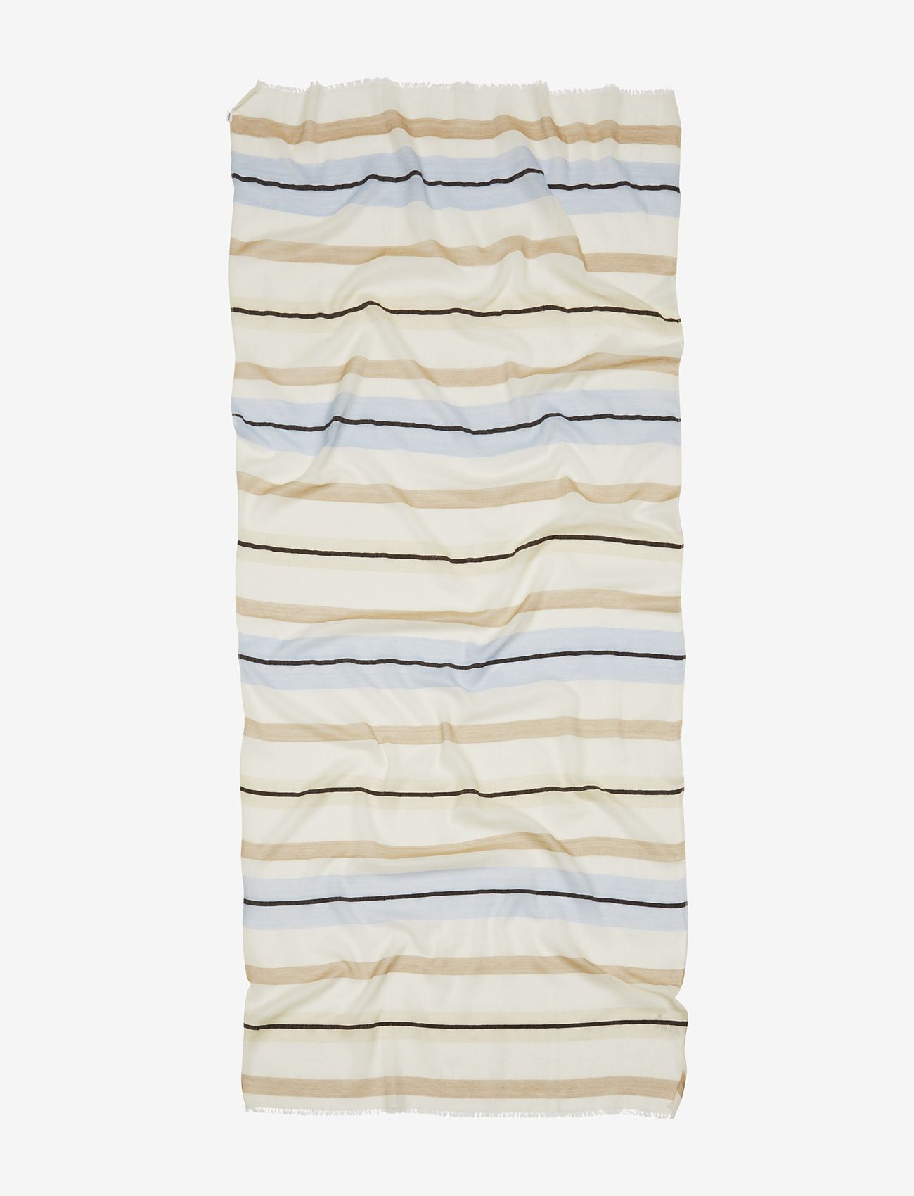 Becksöndergaard - Stripeana Cowea Scarf - birch white - 1