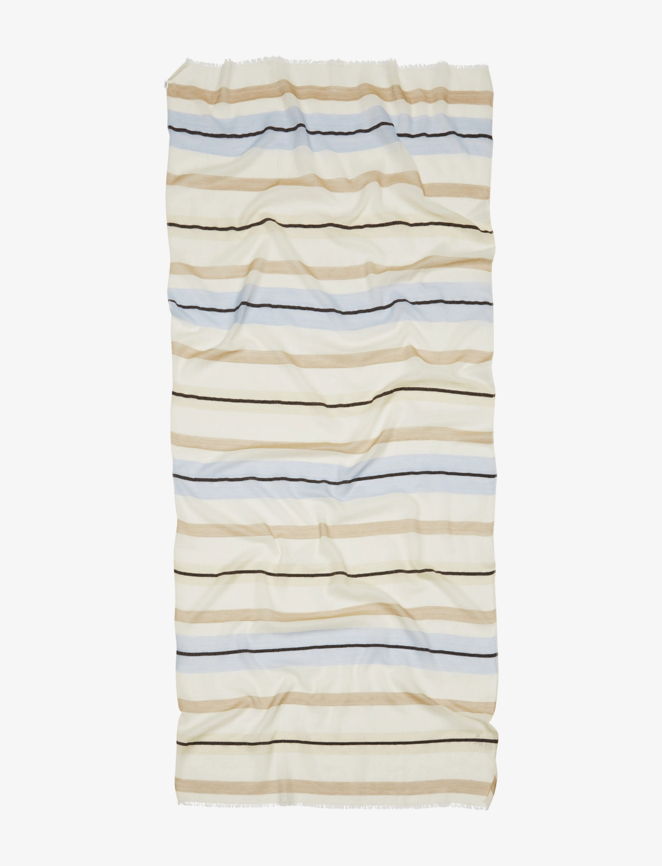 Becksöndergaard - Stripeana Cowea Scarf - birch white - 1