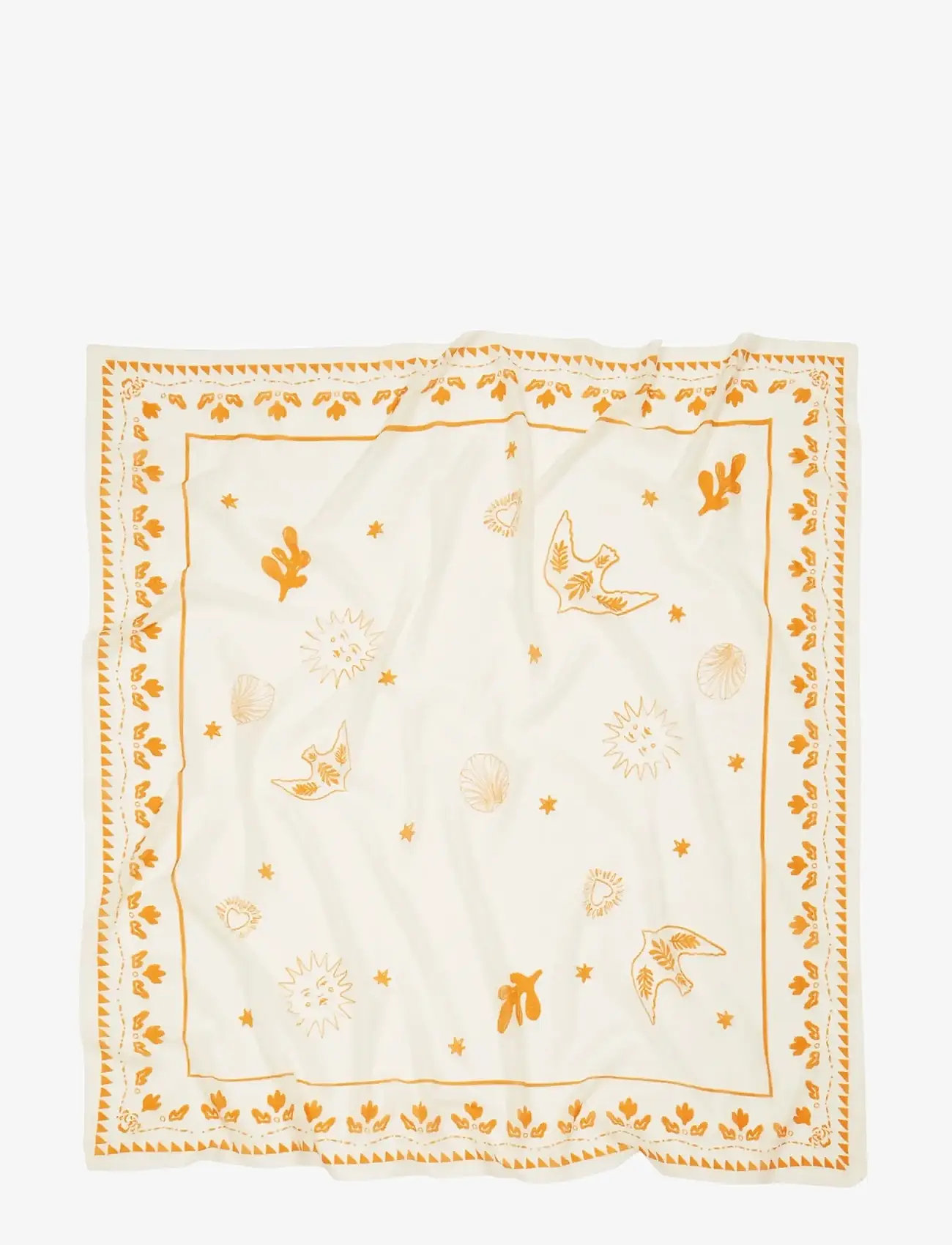 Becksöndergaard - Dodera Stenca Sico Scarf - modetrends - birch white - 0